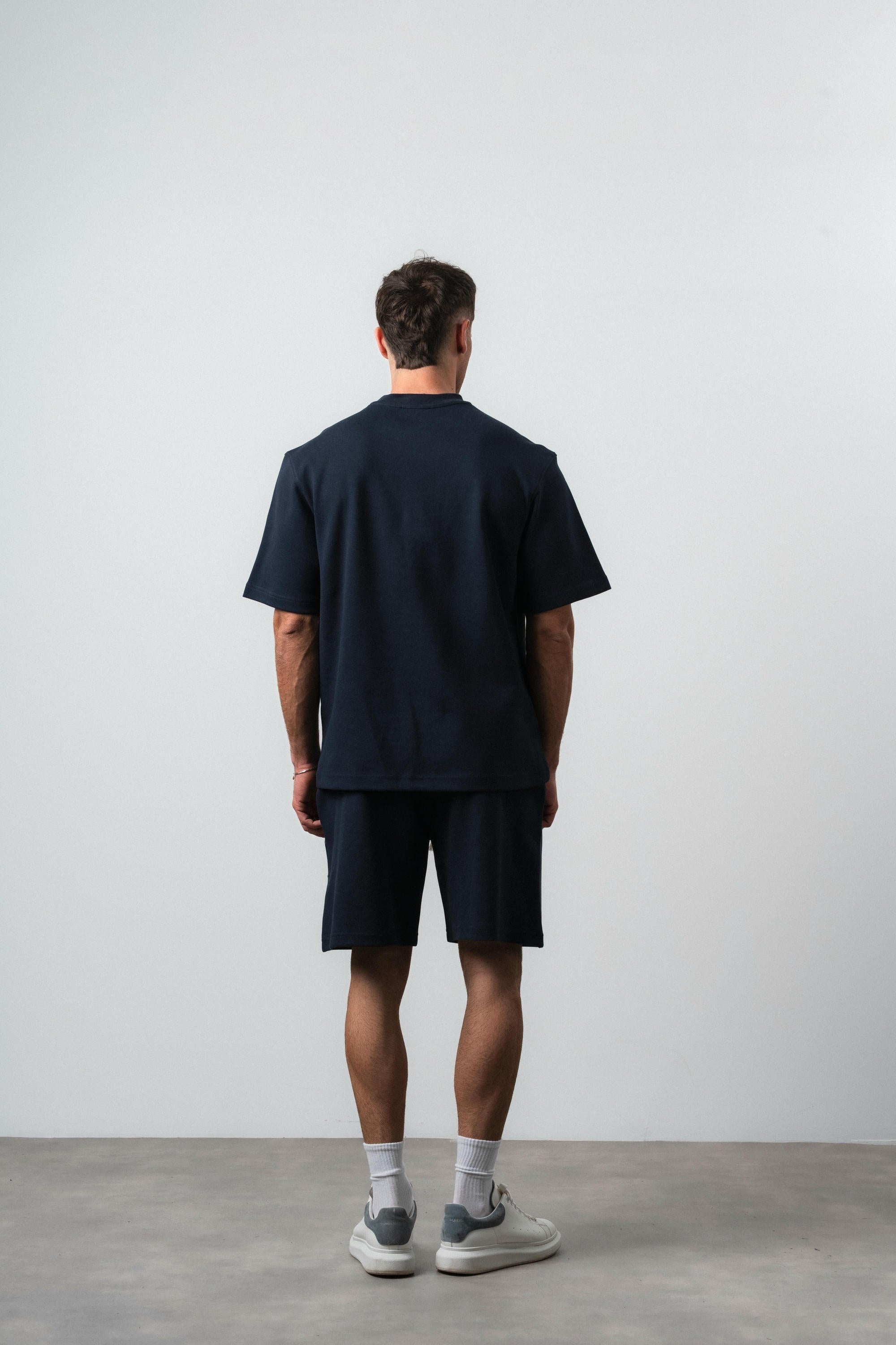Embroidered Regular Fit Set Navy