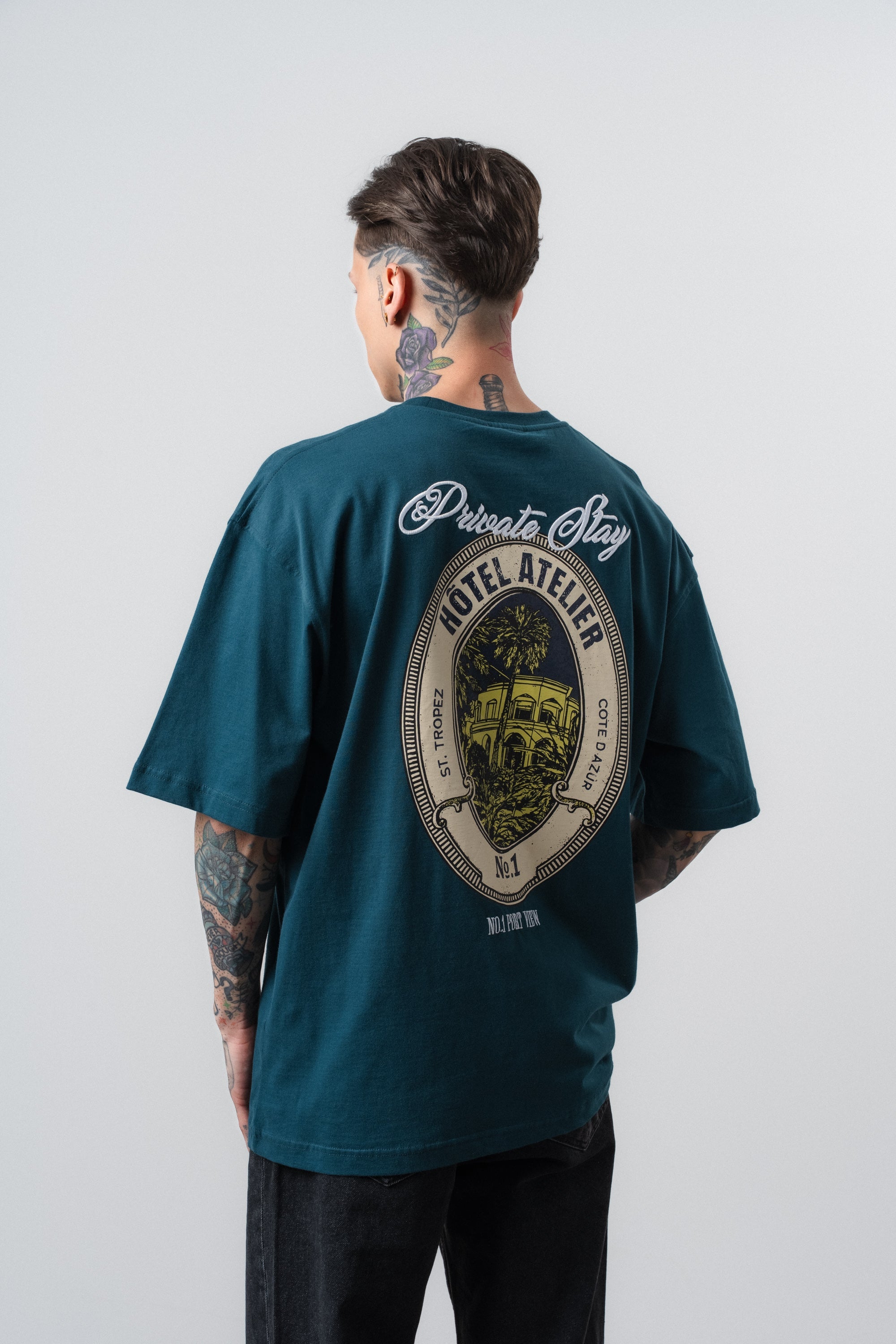 Private Oversized T-Shirt Emerald