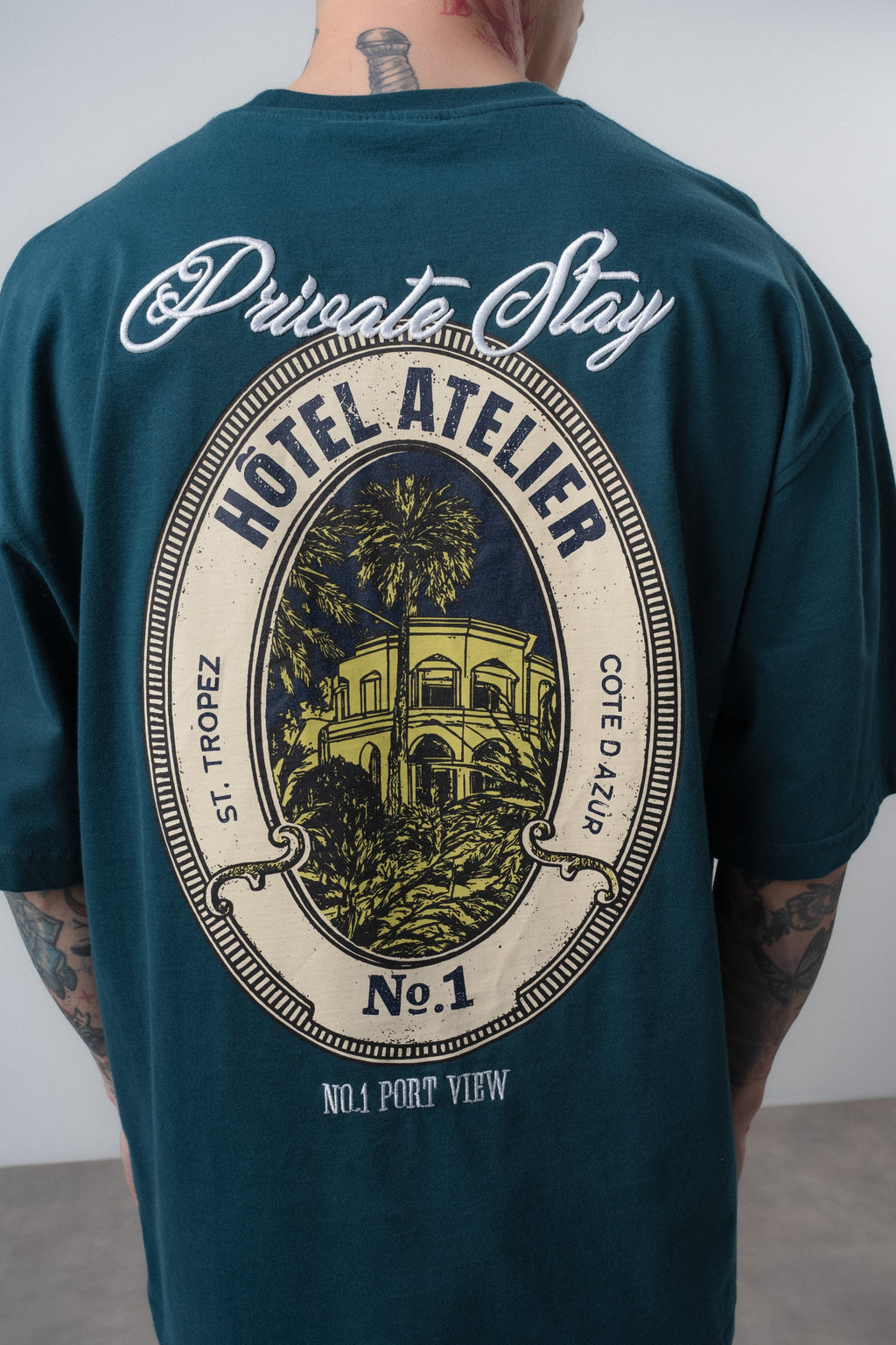 Private Oversized T-Shirt Emerald
