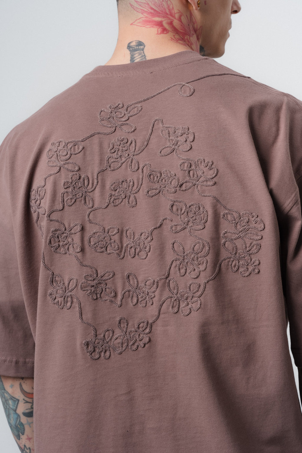 Route Oversized T-Shirt Brown