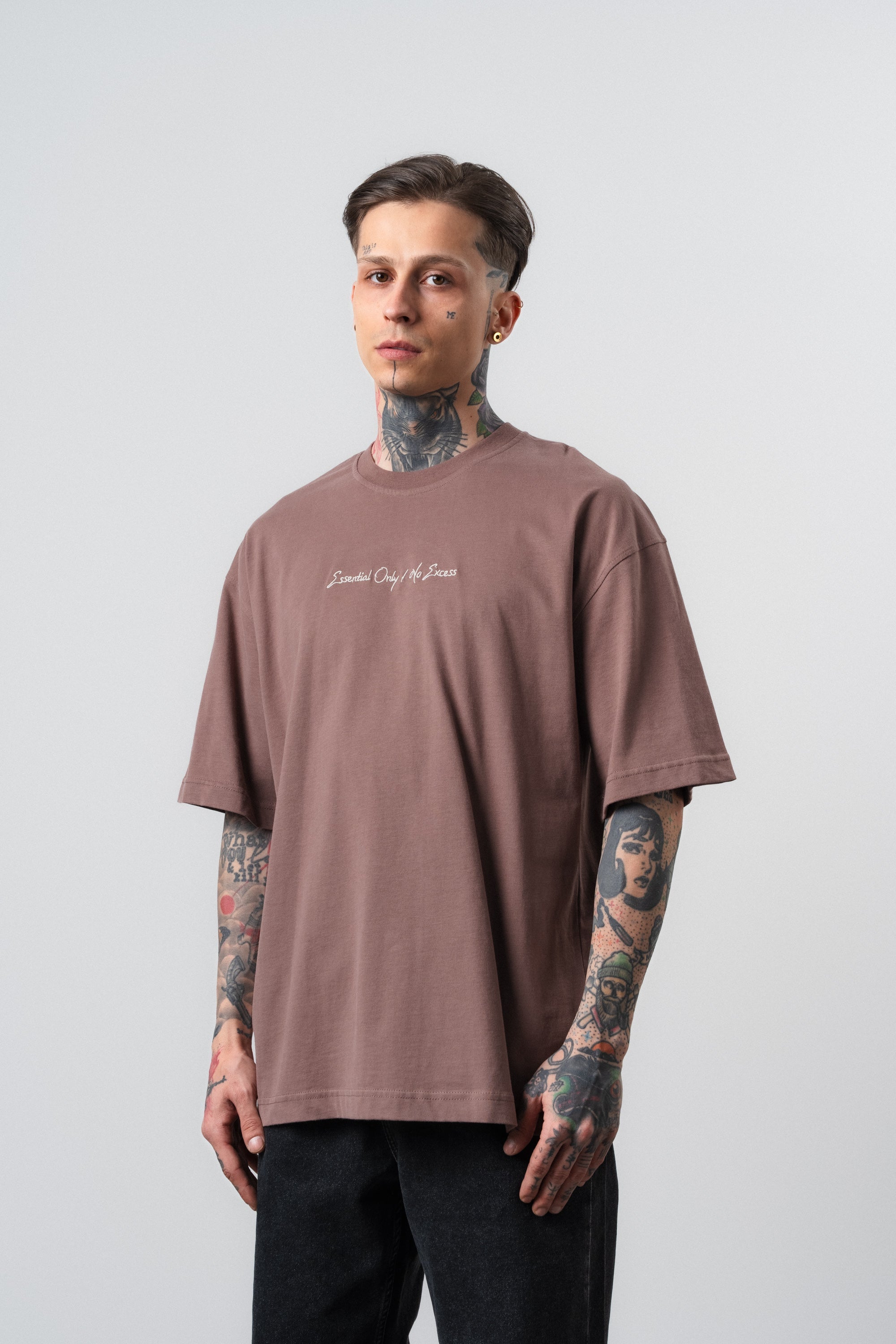 Essential Oversized T-Shirt Brown