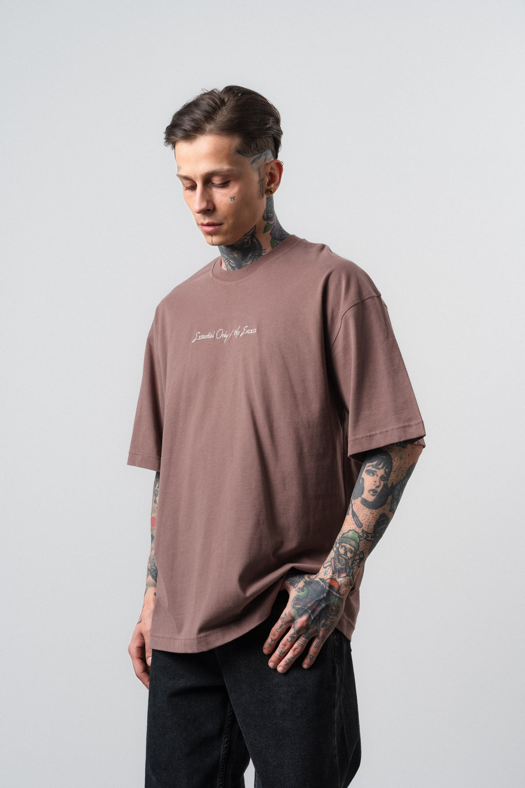 Essential Oversized T-Shirt Brown