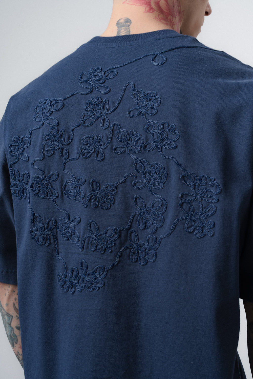 Route Oversized T-Shirt Navy