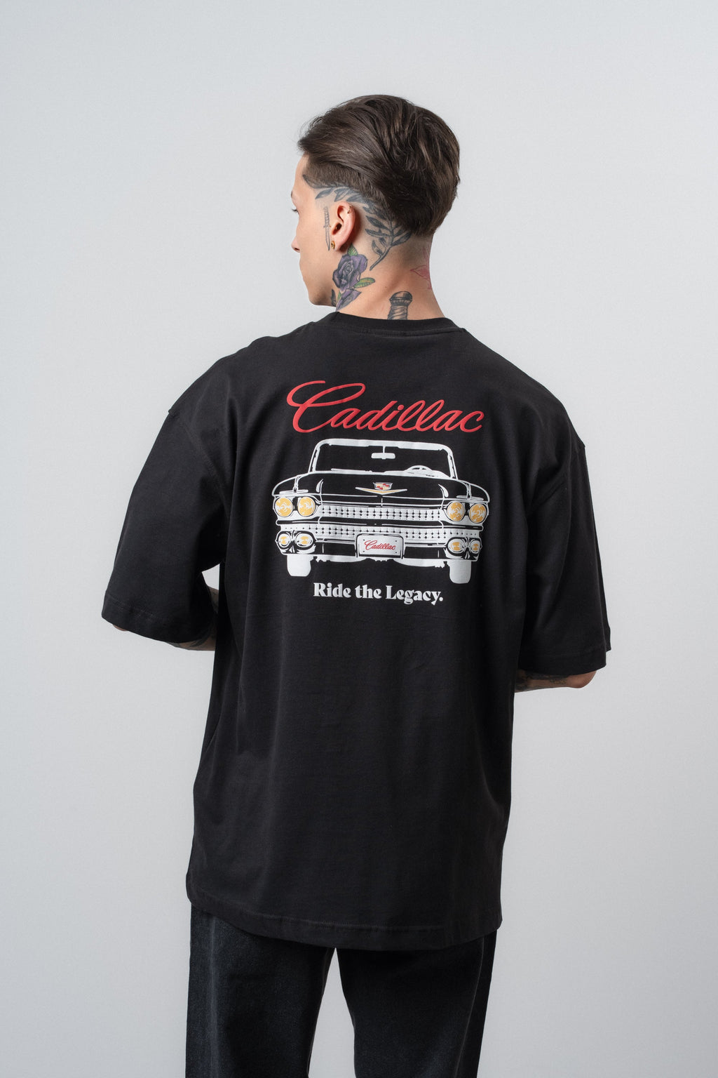 Cadillac Oversized T-Shirt Black