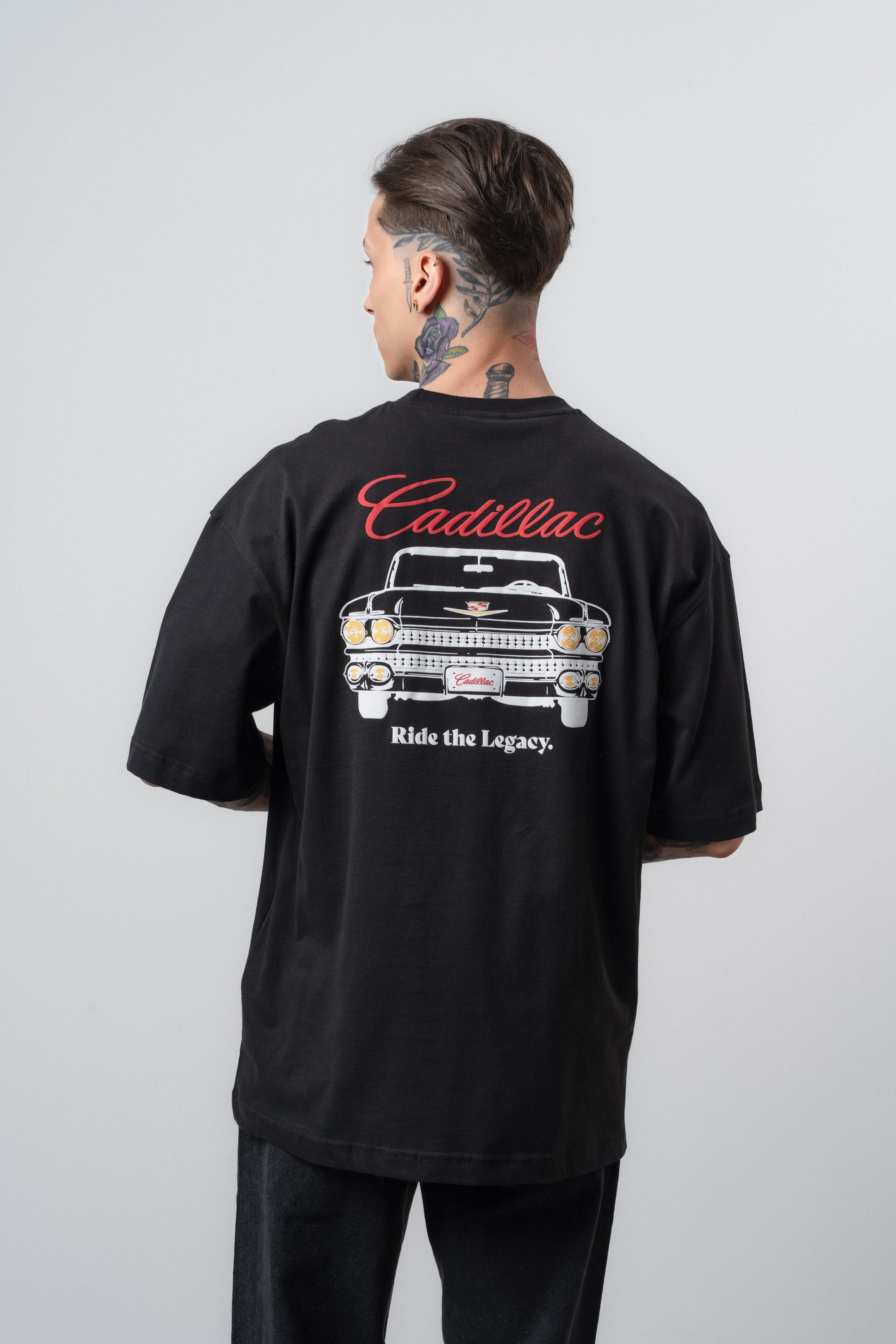 Cadillac Oversized T-Shirt Black