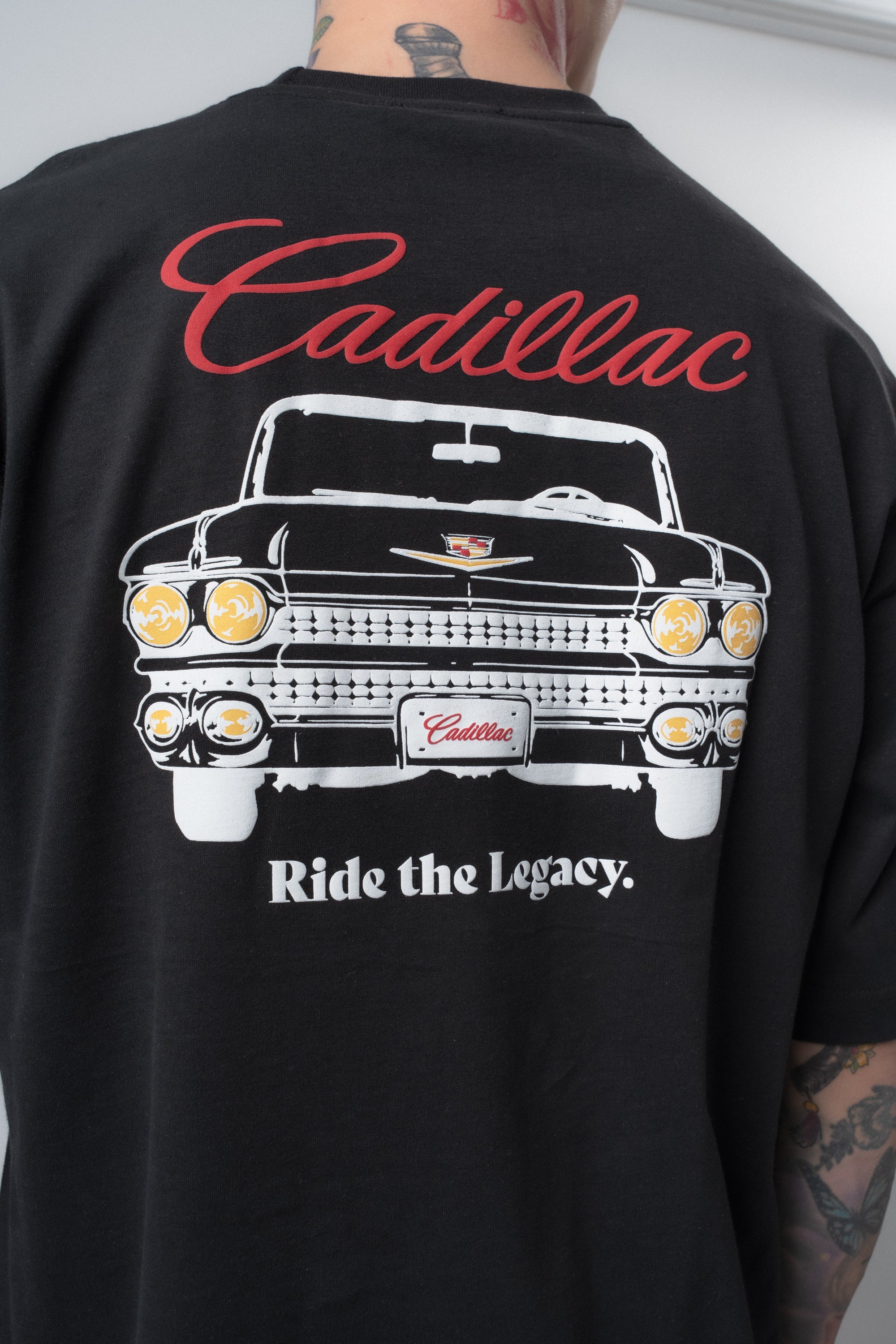 Cadillac Oversized T-Shirt Black
