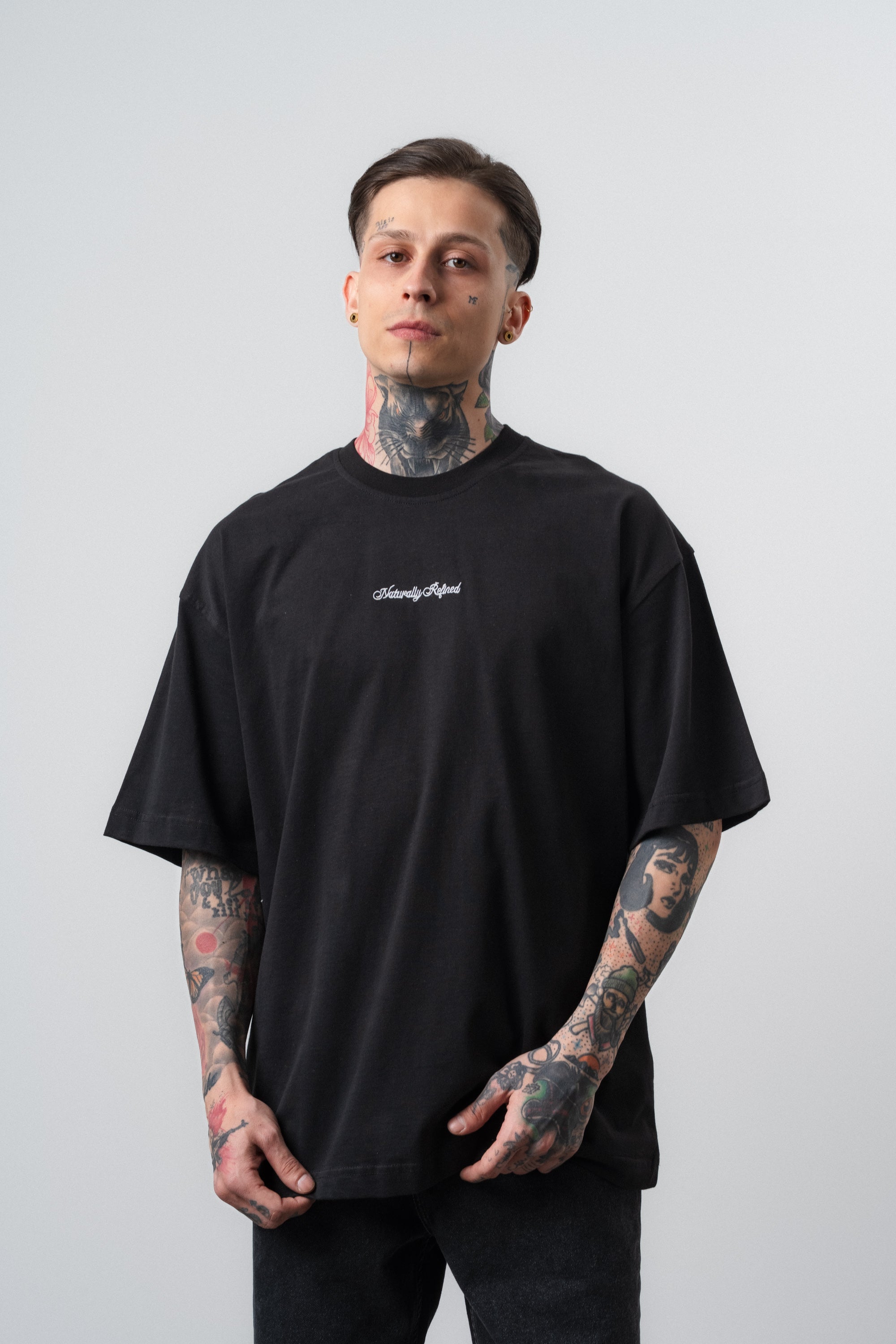Refined Oversized T-Shirt Black