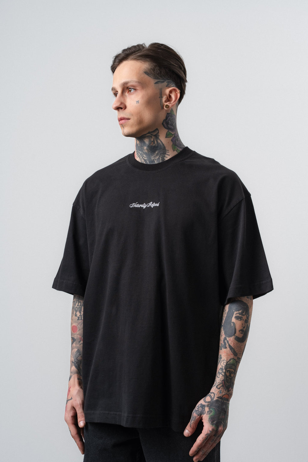 Refined Oversized T-Shirt Black