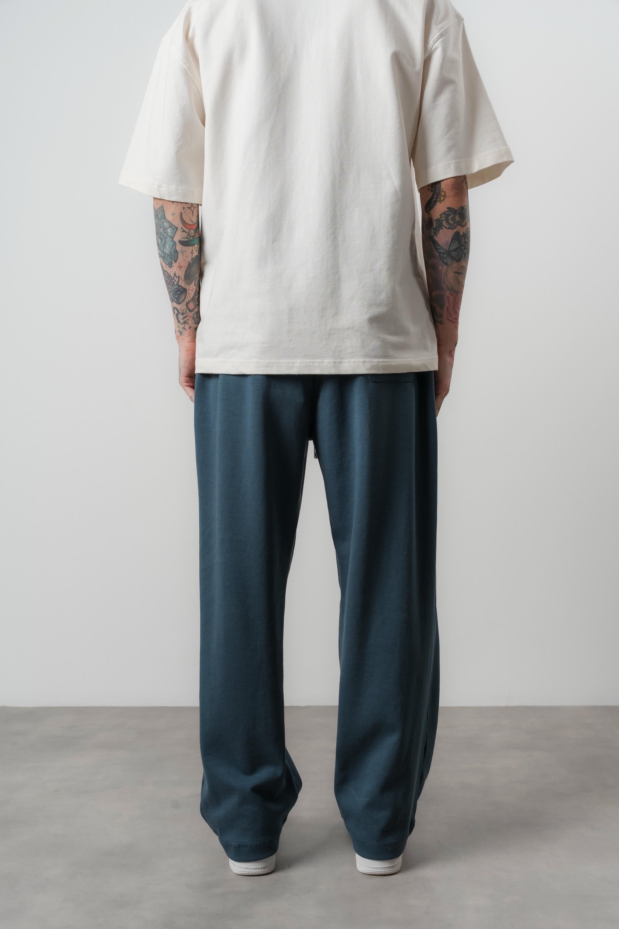 Ethnic Baggy Sweatpant Petrol Blue
