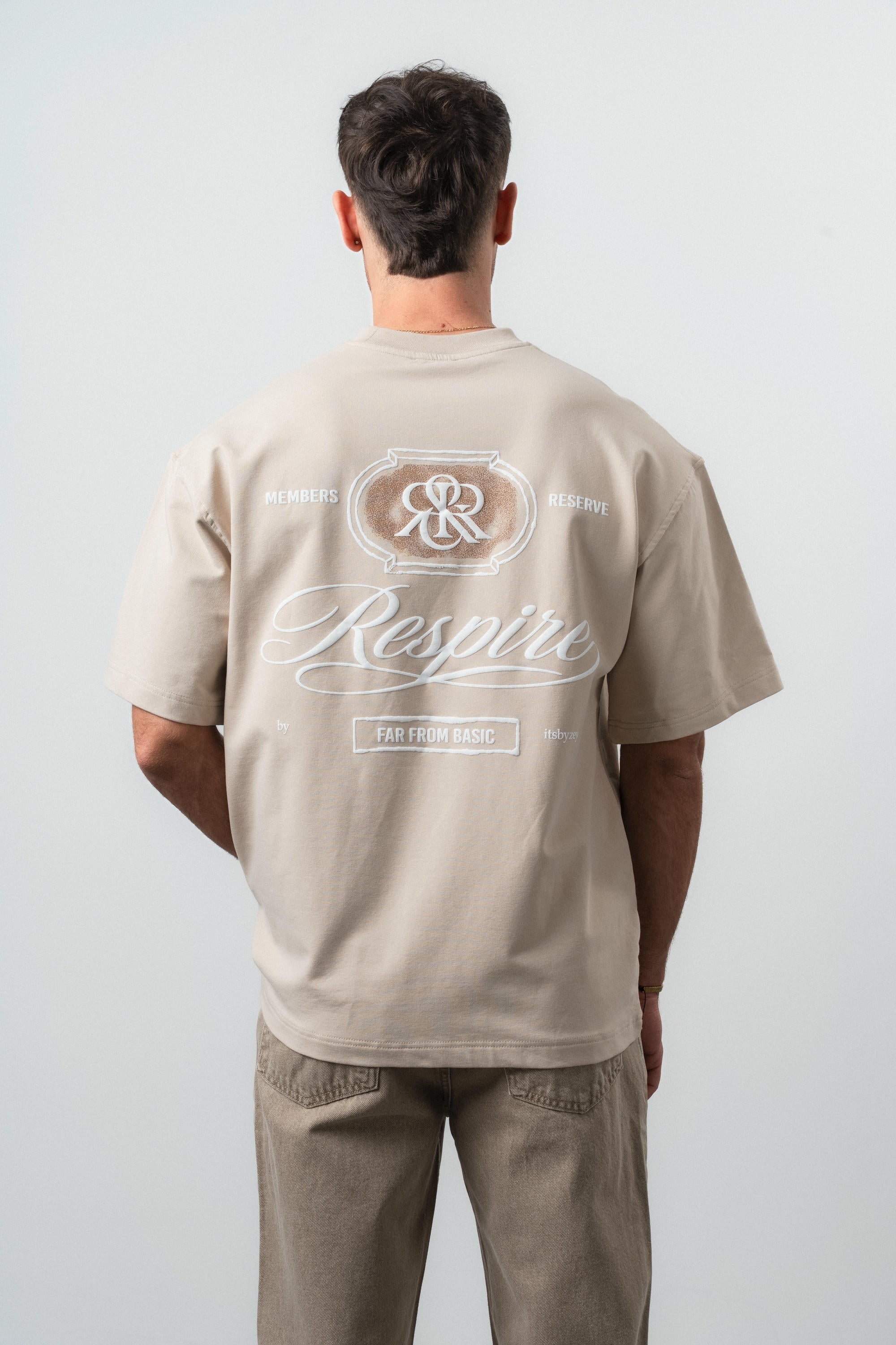 RR Oversized T-Shirt Beige