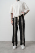 Ethnic Baggy Sweatpant Black