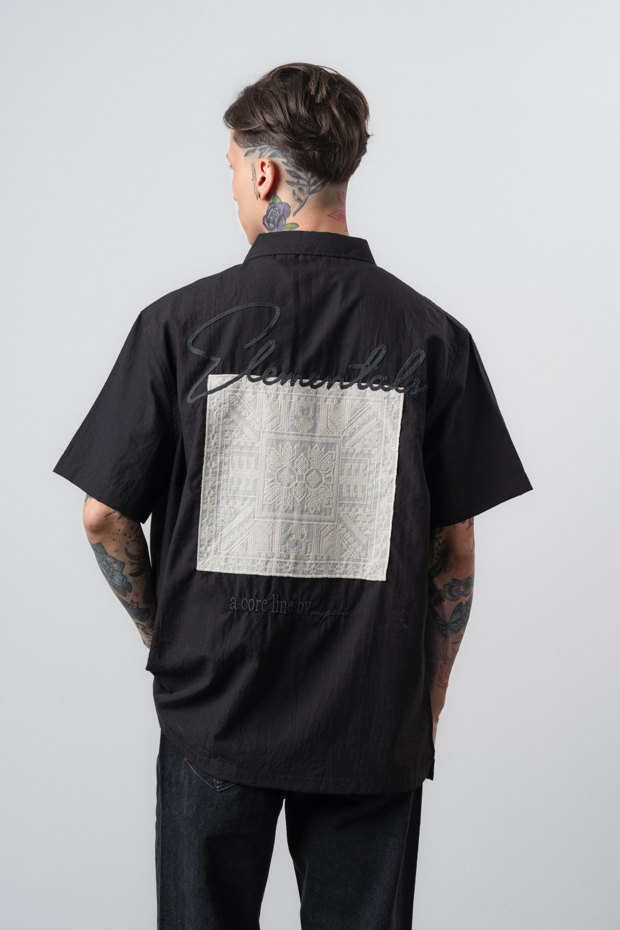 Elementals Oversized Shirt Black