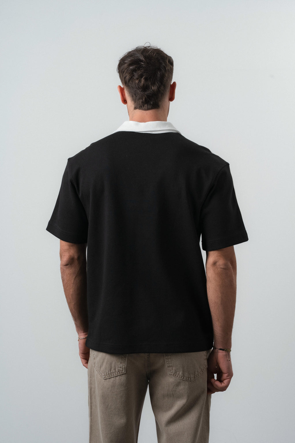 Respire Regular Fit Retro T-Shirt Black