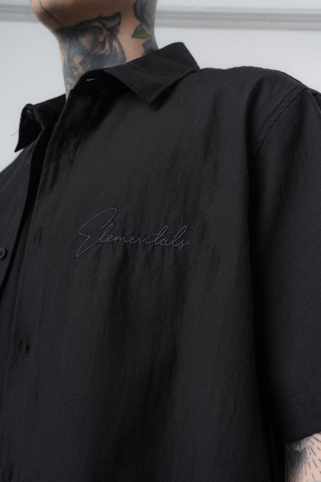 Elementals Oversized Shirt Black