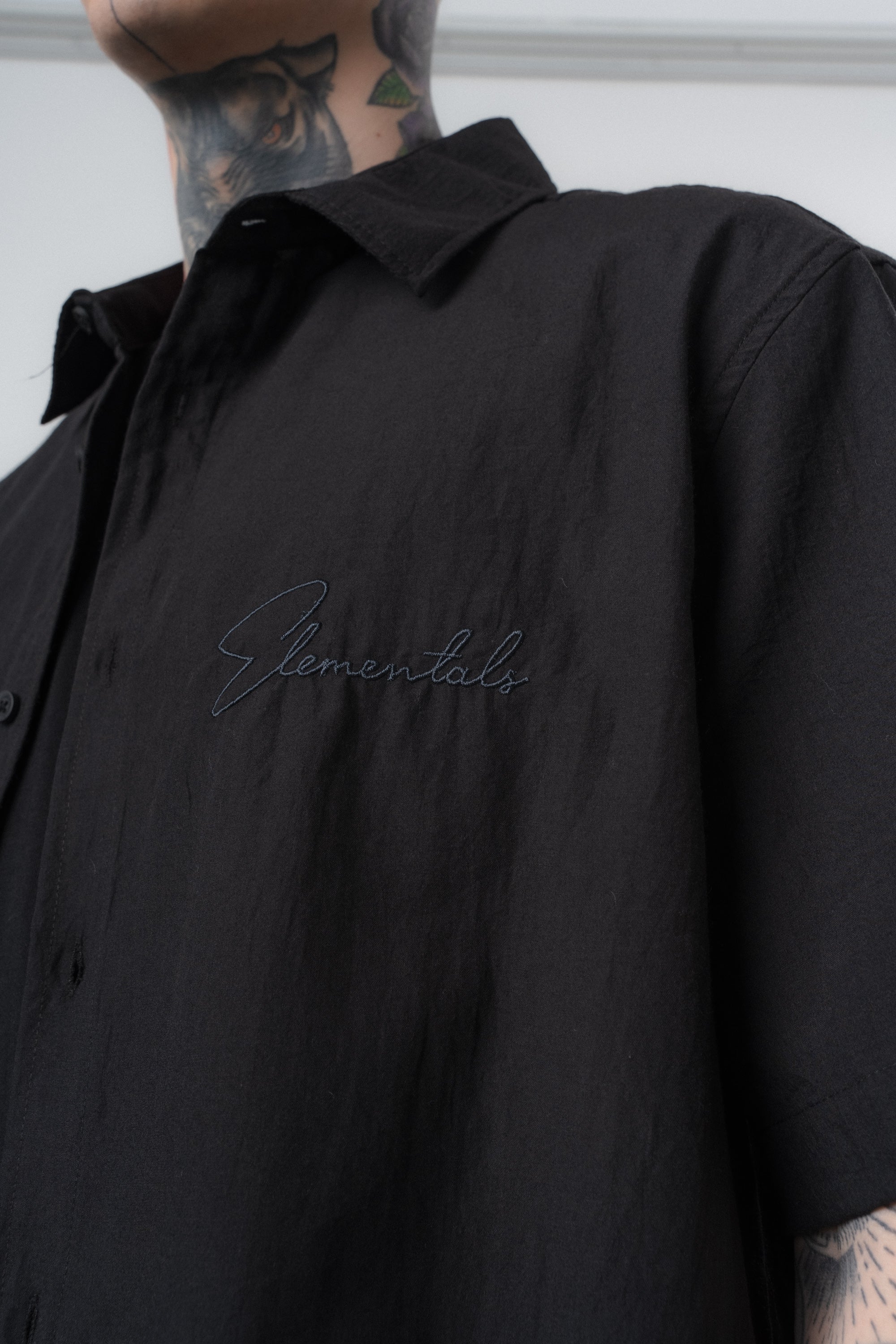 Elementals Oversized Shirt Black