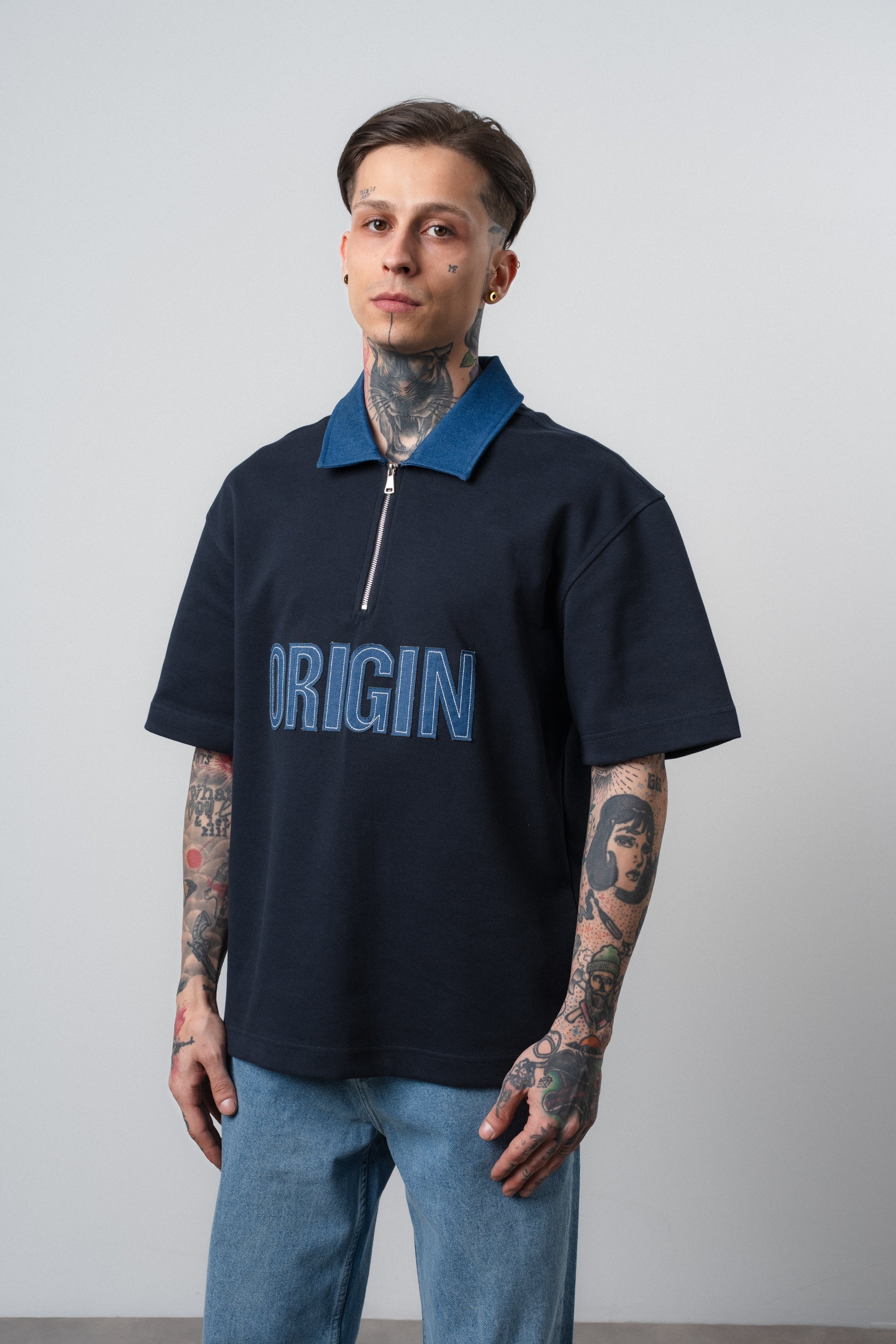 Origin Regular Fit Polo T-Shirt Navy