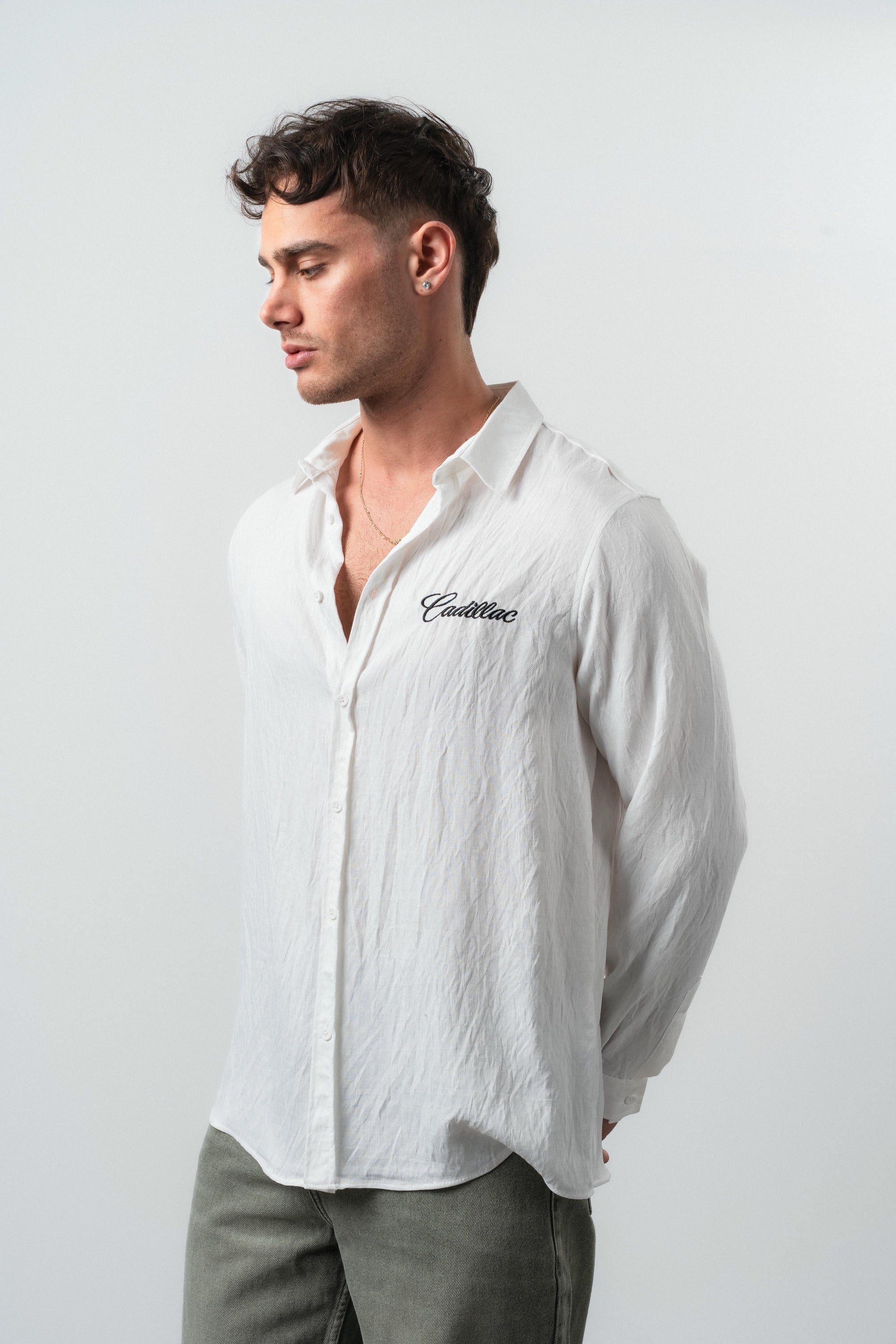 Cadillac Oversized Shirt Ecru
