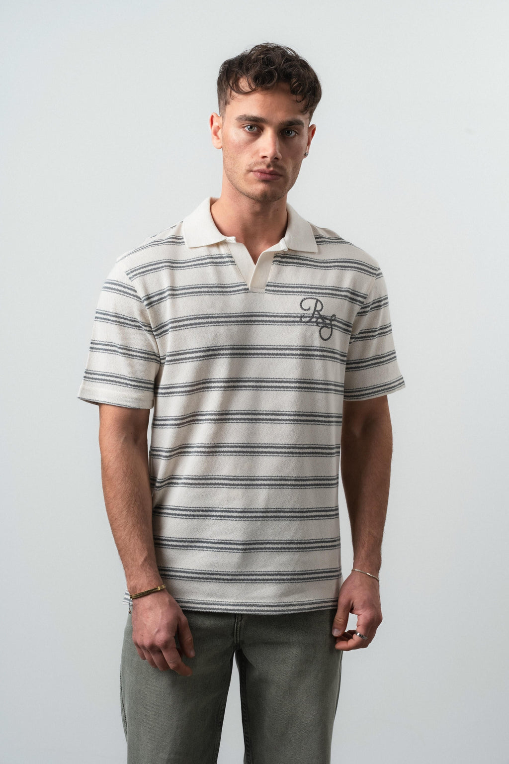 Krep Regular Fit Polo T-Shirt Smoked