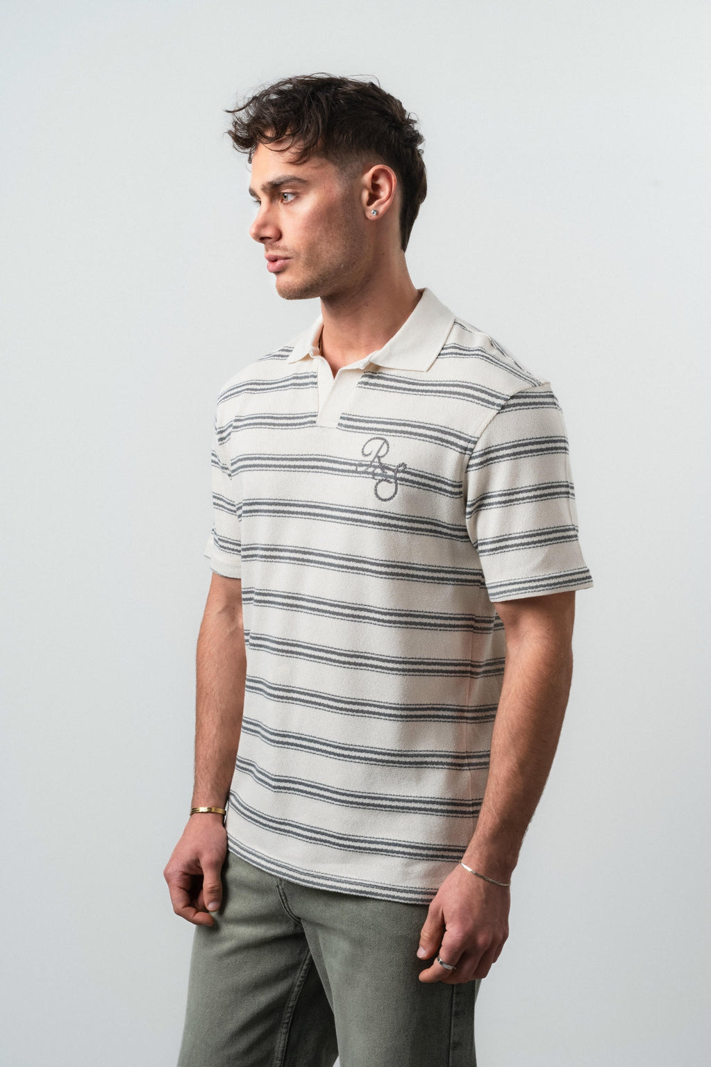 Krep Regular Fit Polo T-Shirt Smoked