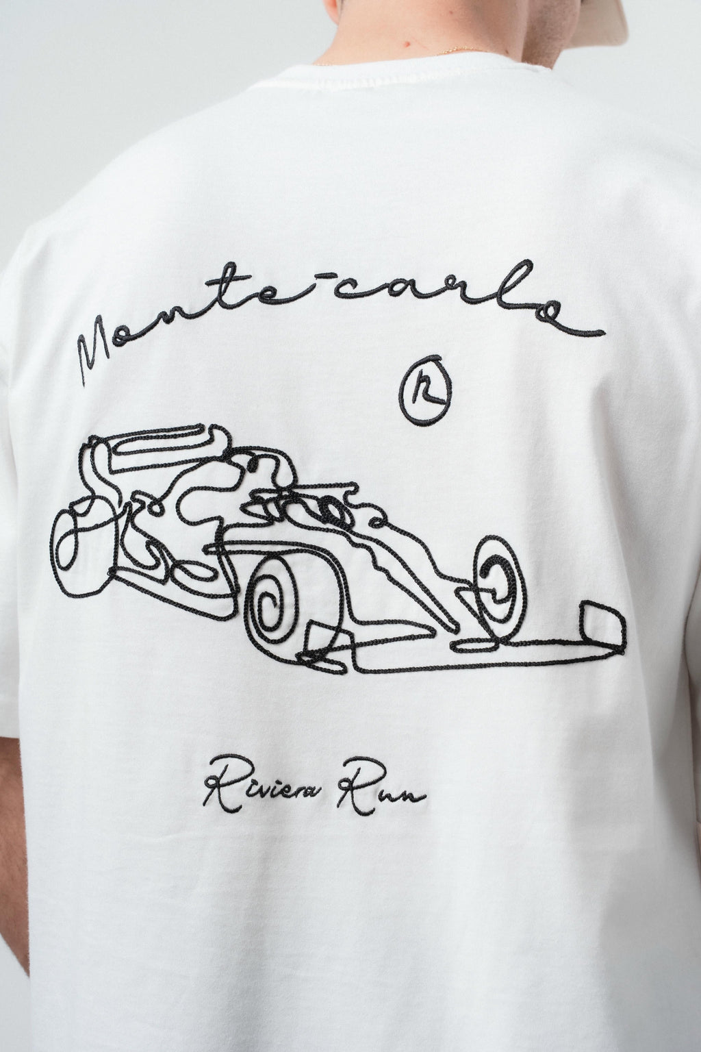 Monte Carlo Oversized T-Shirt Ecru