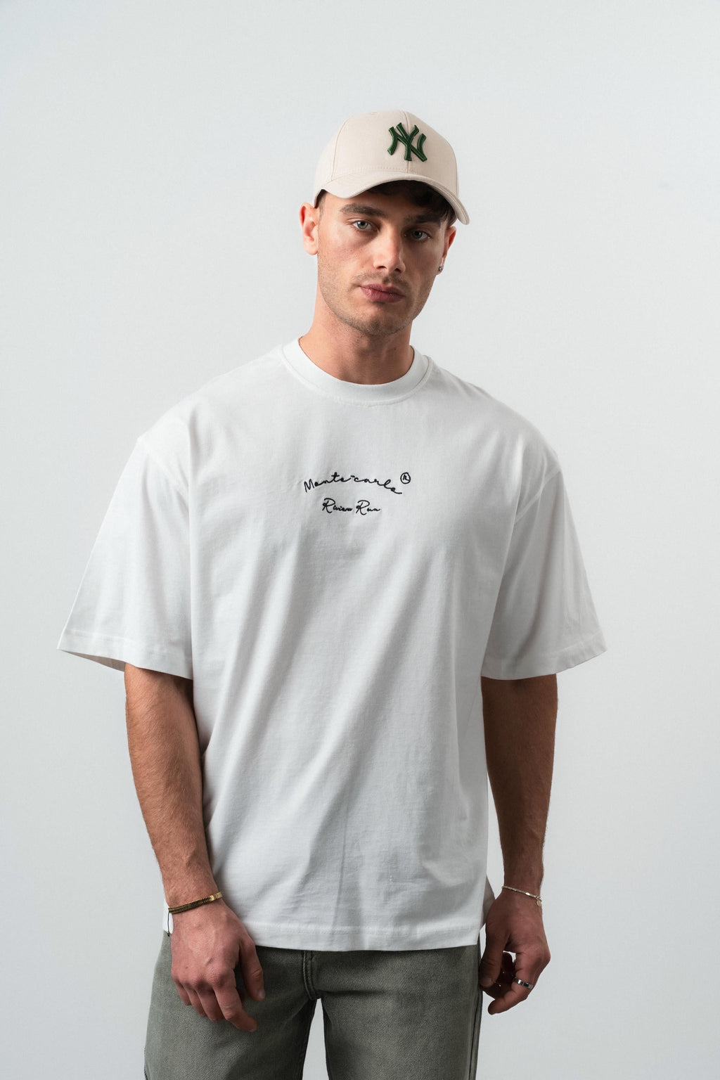 Monte Carlo Oversized T-Shirt Ecru