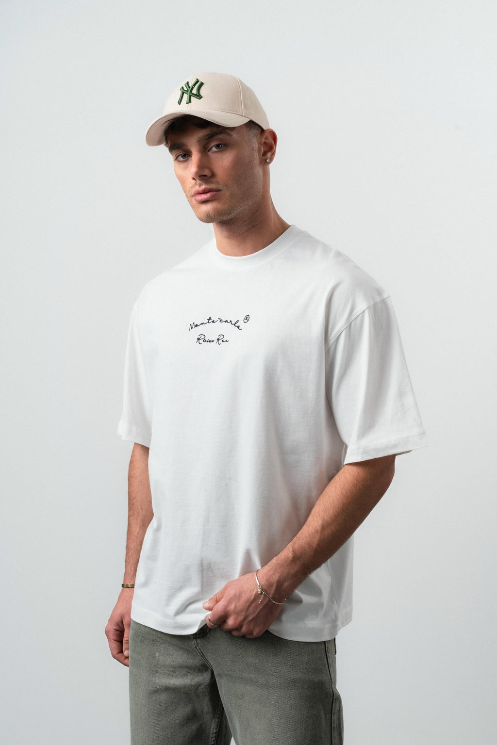Monte Carlo Oversized T-Shirt Ecru