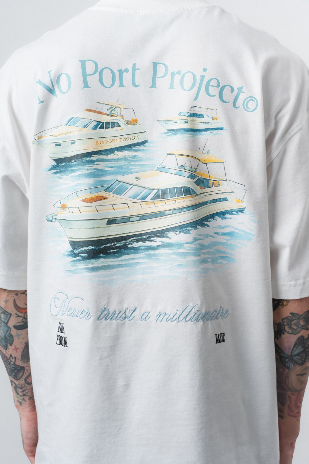 No Port Oversized T-Shirt Ecru