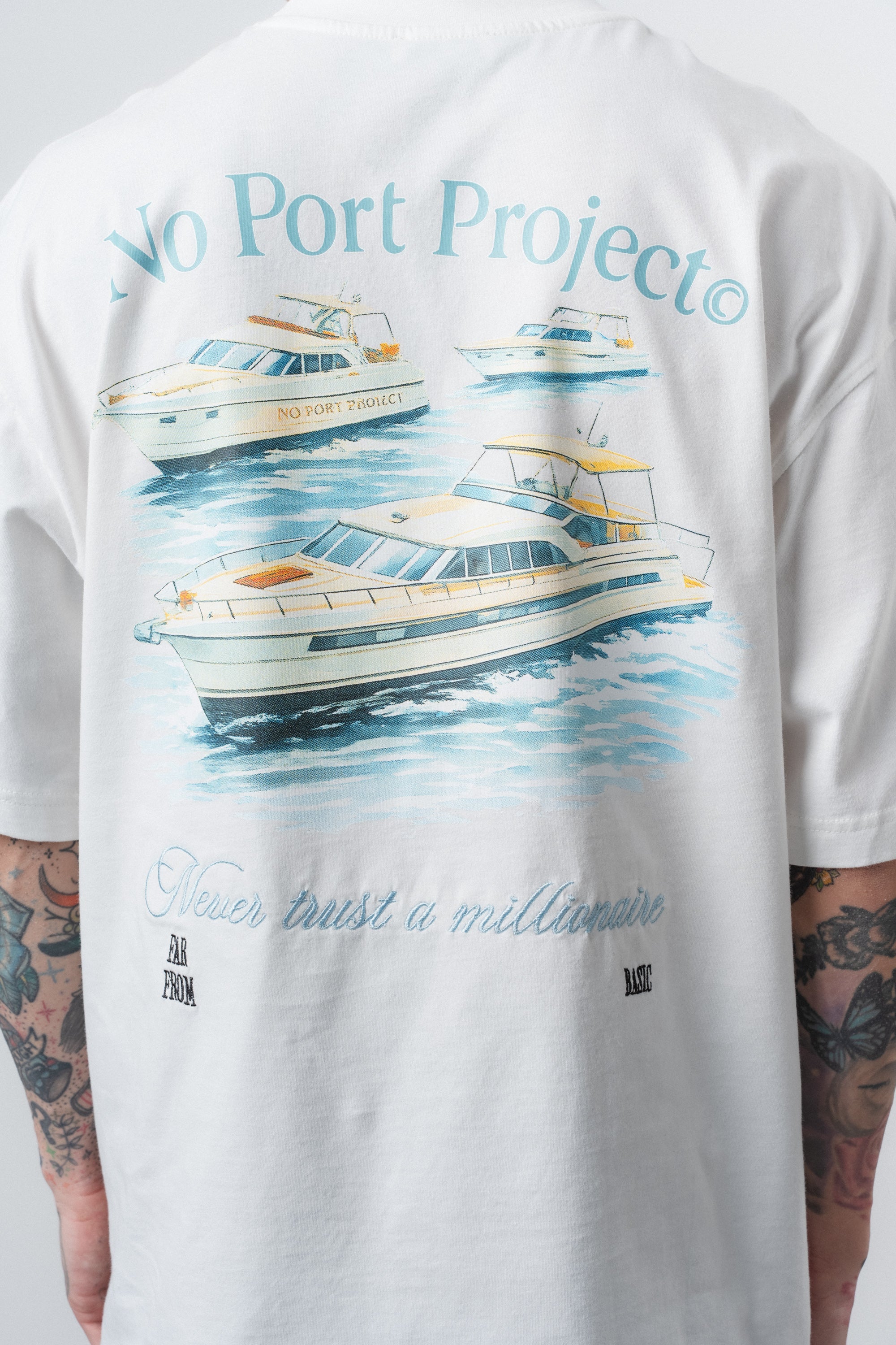 No Port Oversized T-Shirt Ecru