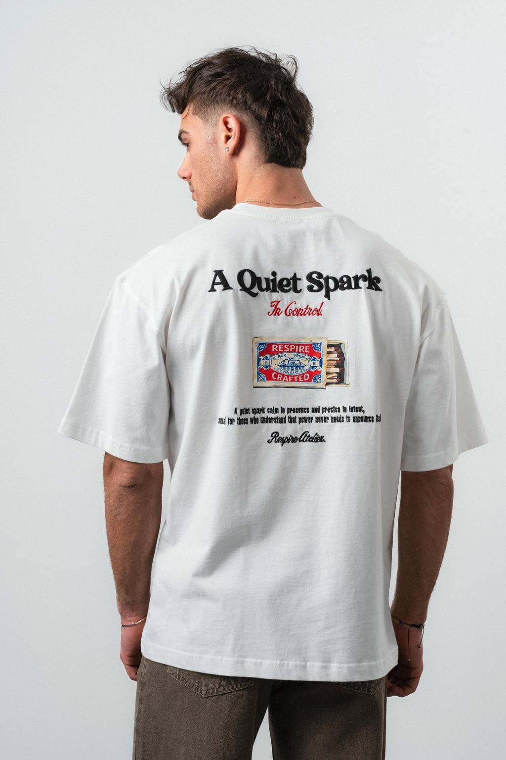 Spark Oversized T-Shirt Ecru