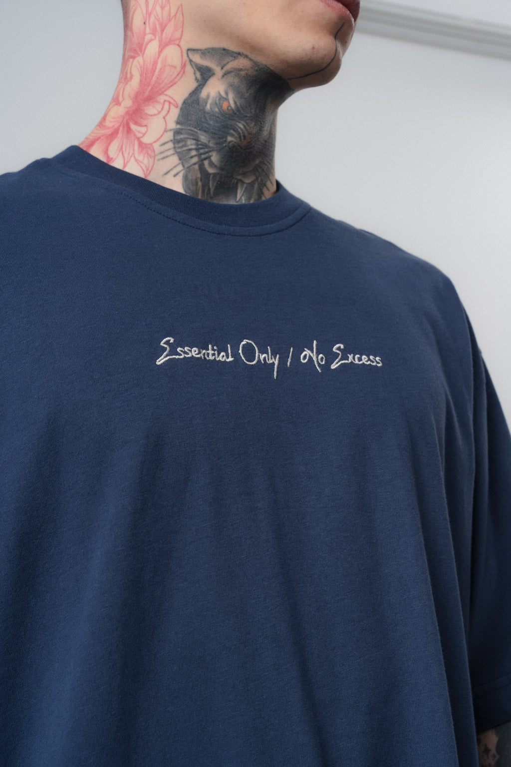 Essential Oversized T-Shirt Navy