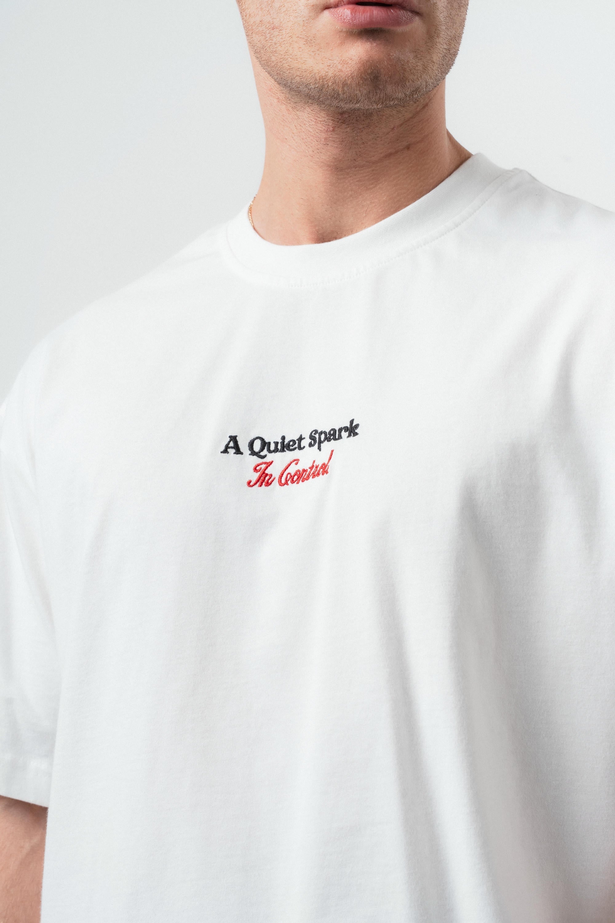 Spark Oversized T-Shirt Ecru