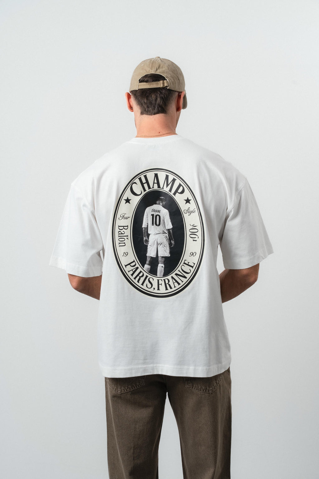 Zidane Oversized T-Shirt Ecru