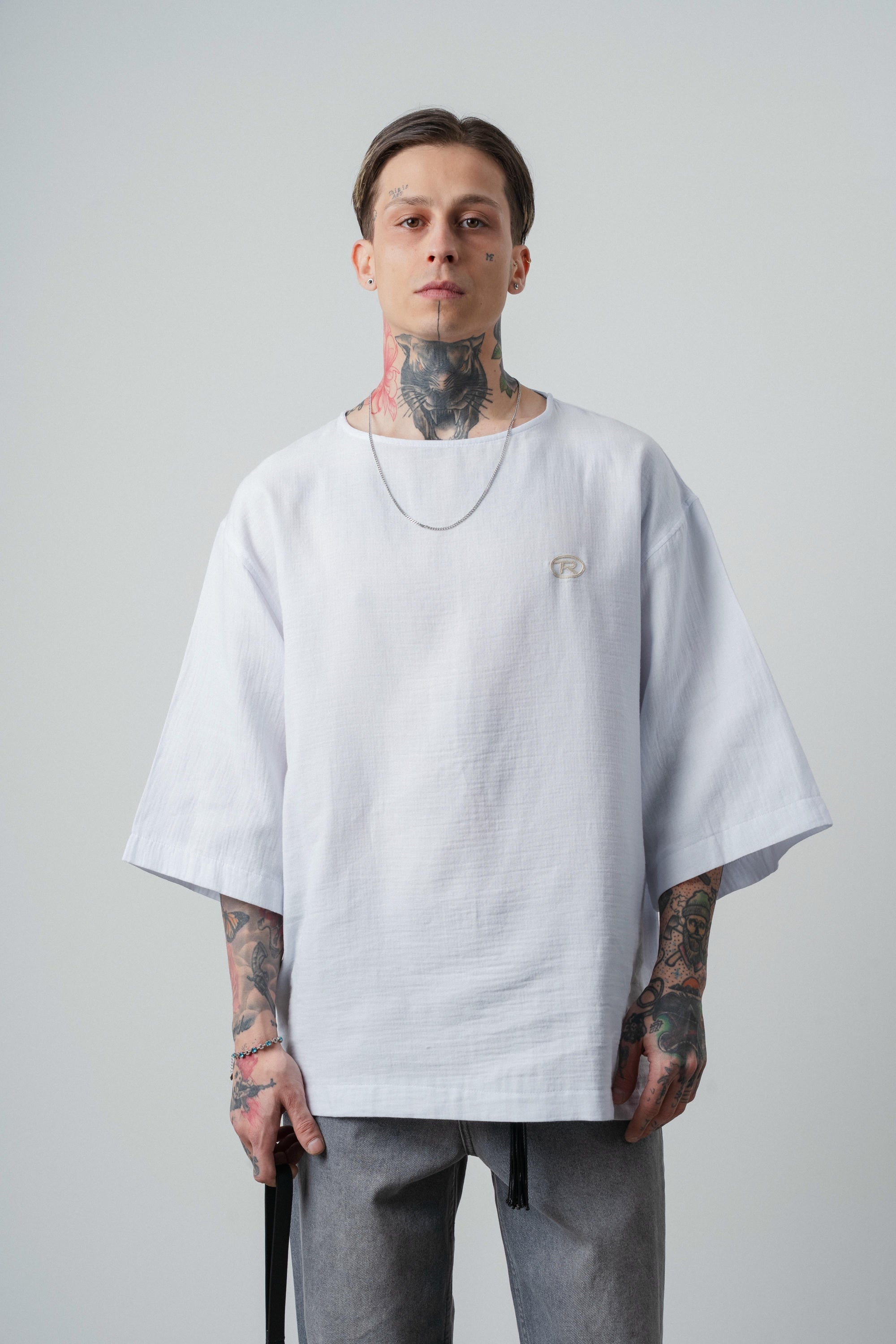 Muslin Oversized T-Shirt White
