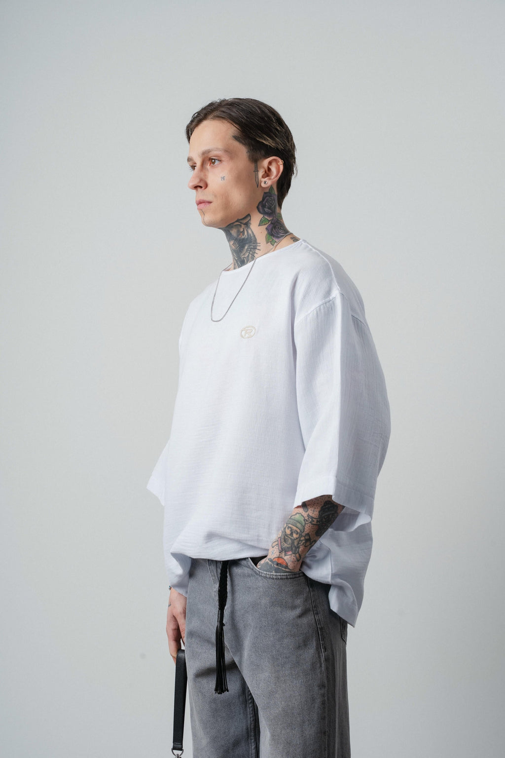 Muslin Oversized T-Shirt White