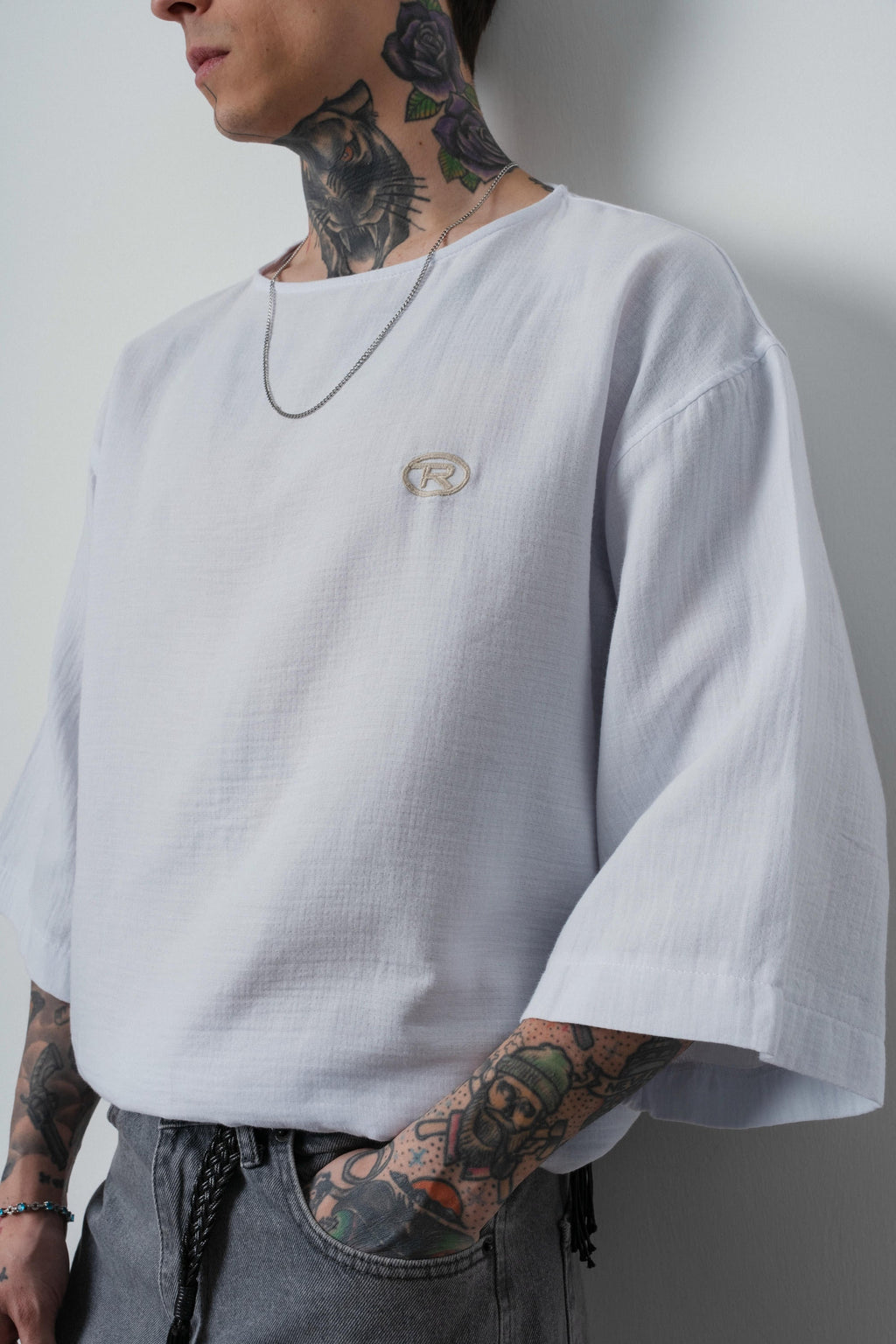 Muslin Oversized T-Shirt White