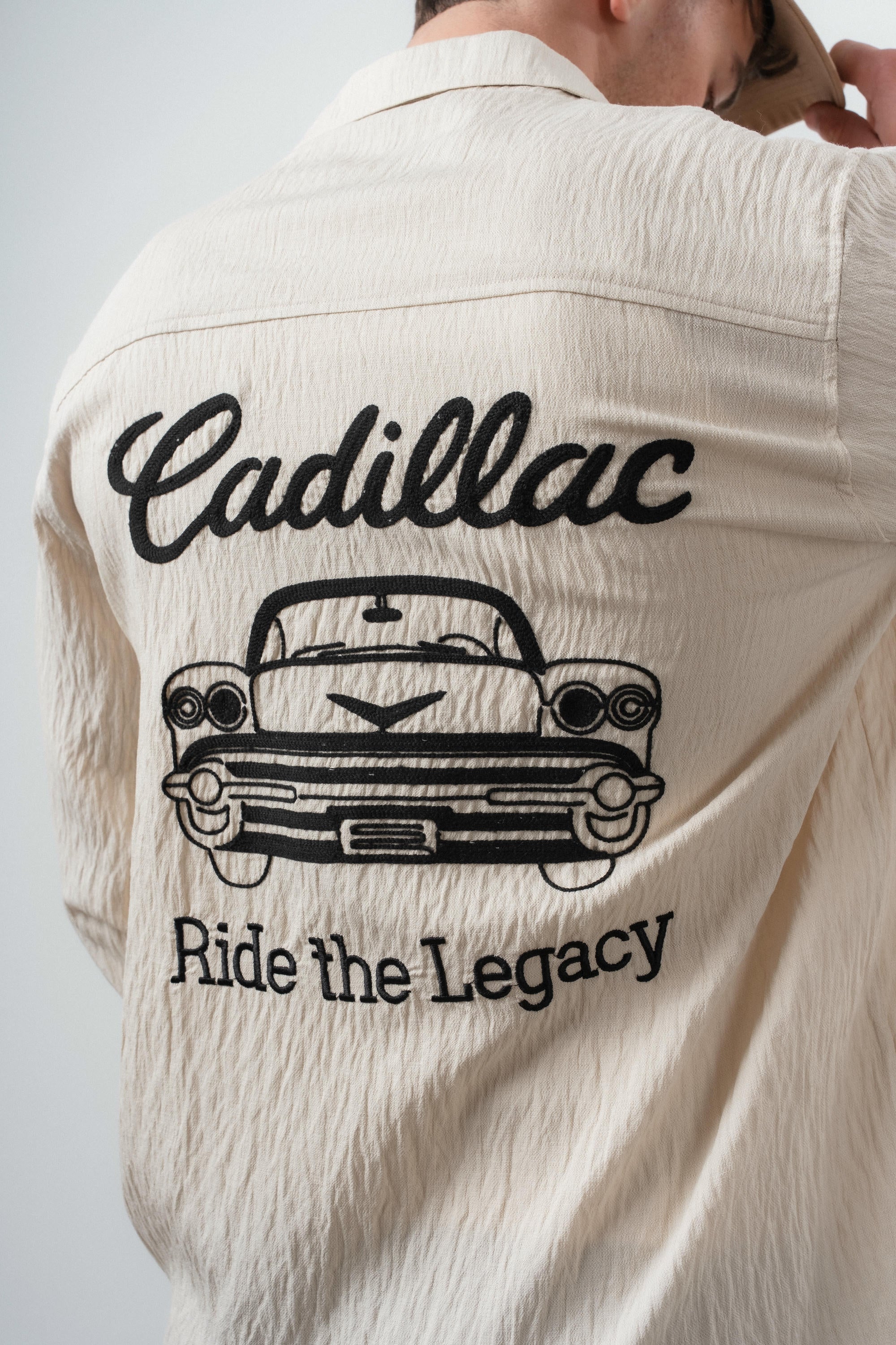 Cadillac Oversized Shirt Beige