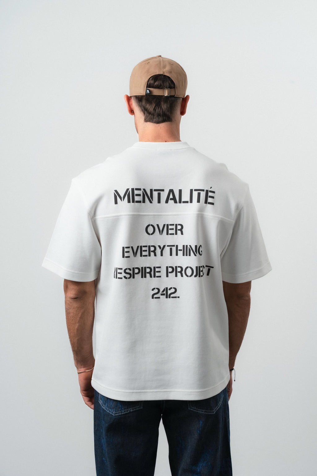 Mentalite Regular Fit T-Shirt Ecru