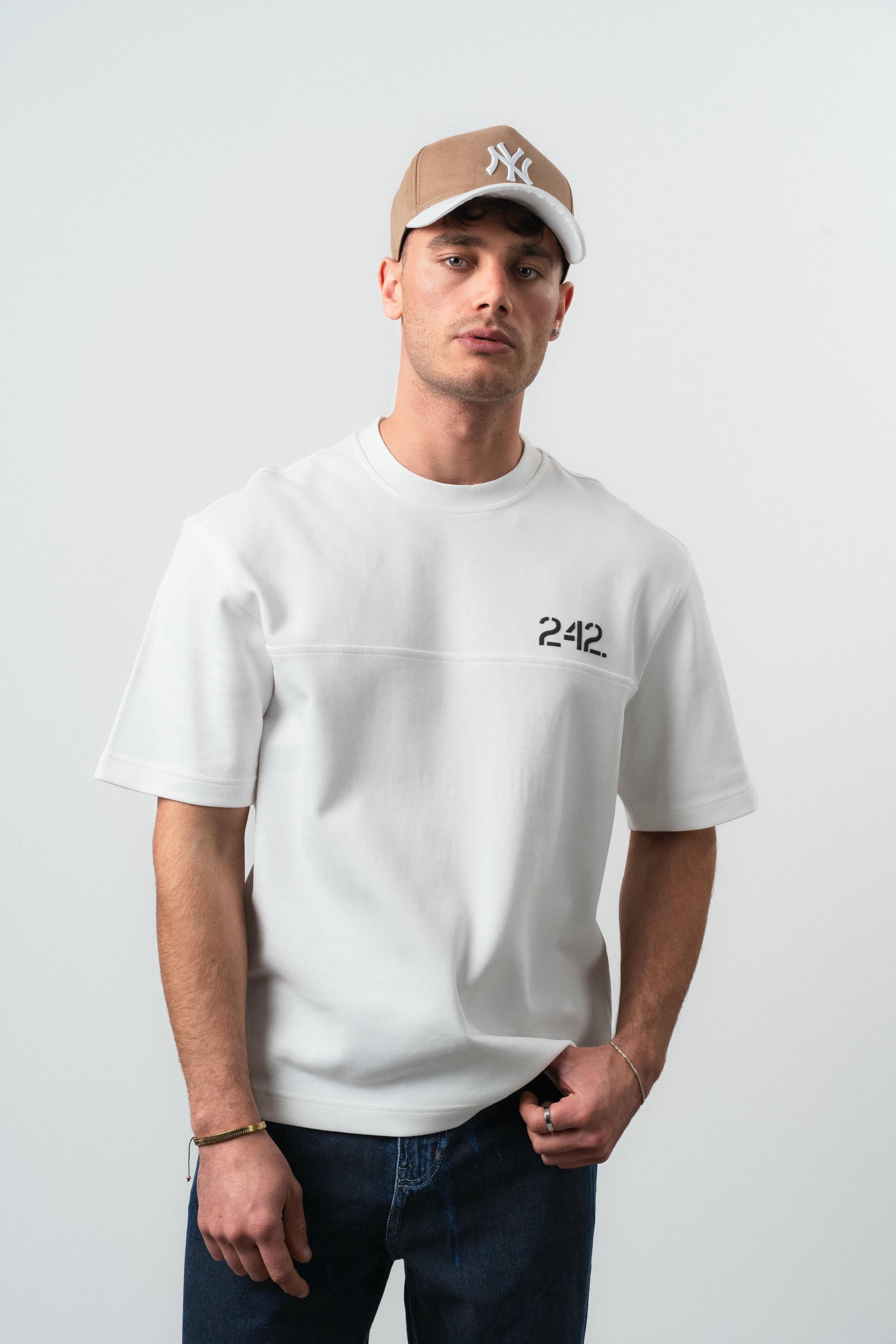 Mentalite Regular Fit T-Shirt Ecru