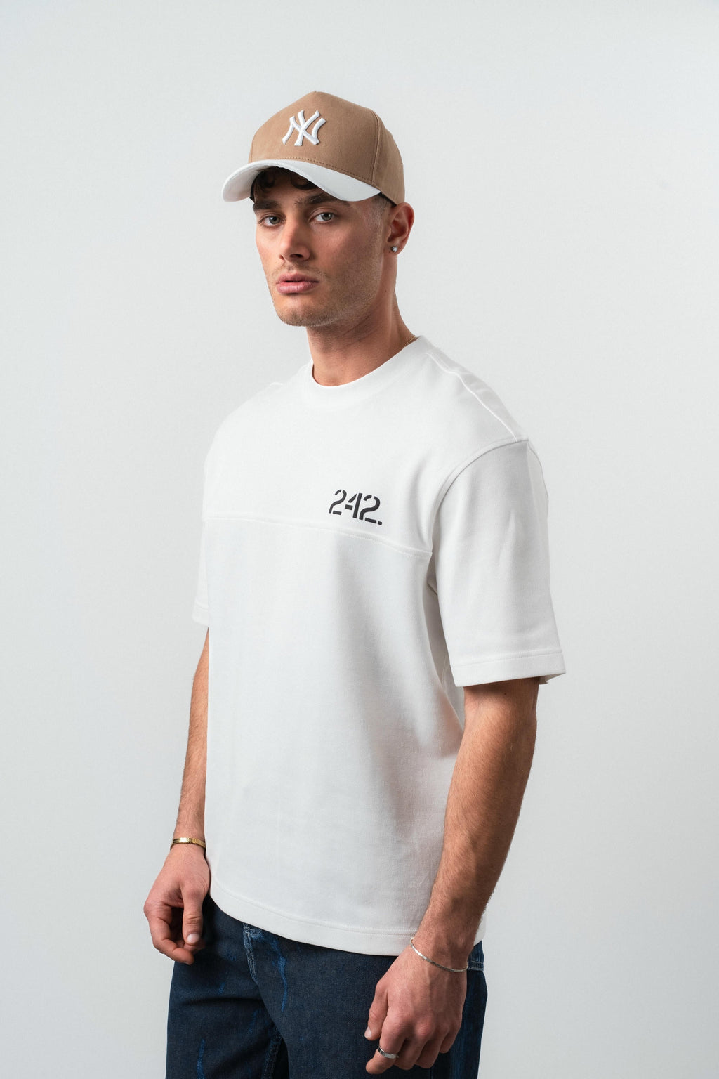 Mentalite Regular Fit T-Shirt Ecru