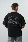 Monte Carlo Oversized T-Shirt Black