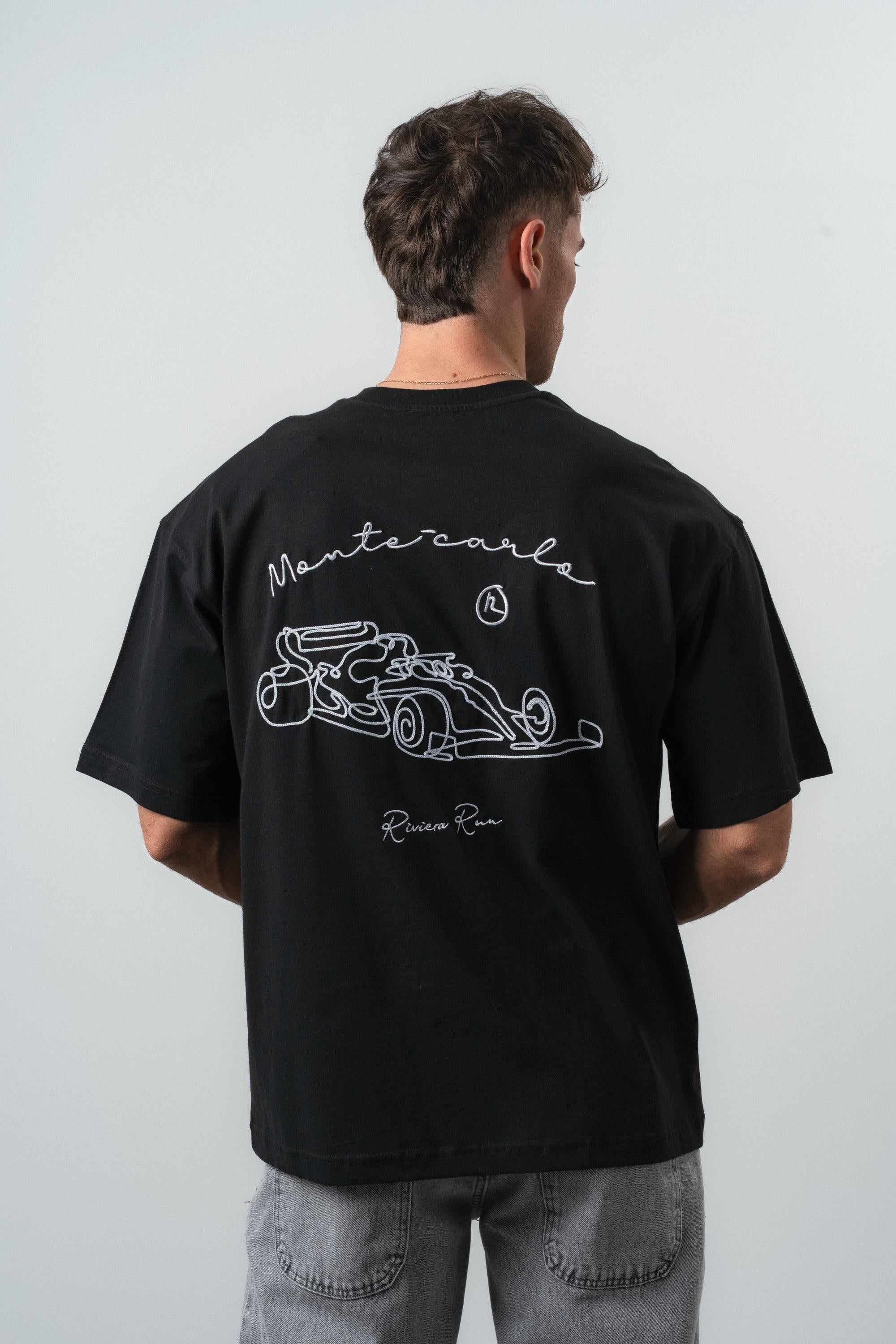 Monte Carlo Oversized T-Shirt Black