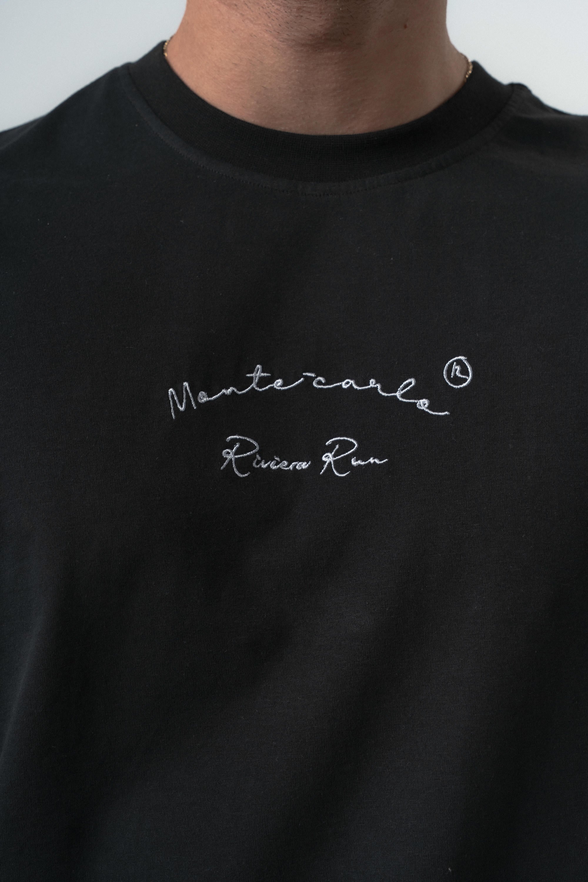 Monte Carlo Oversized T-Shirt Black