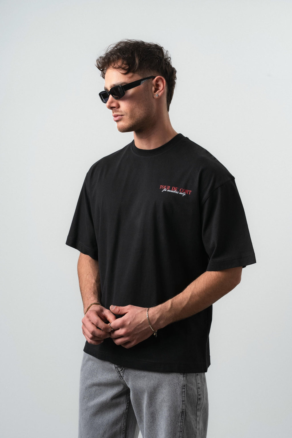 Tour Oversized T-Shirt Black