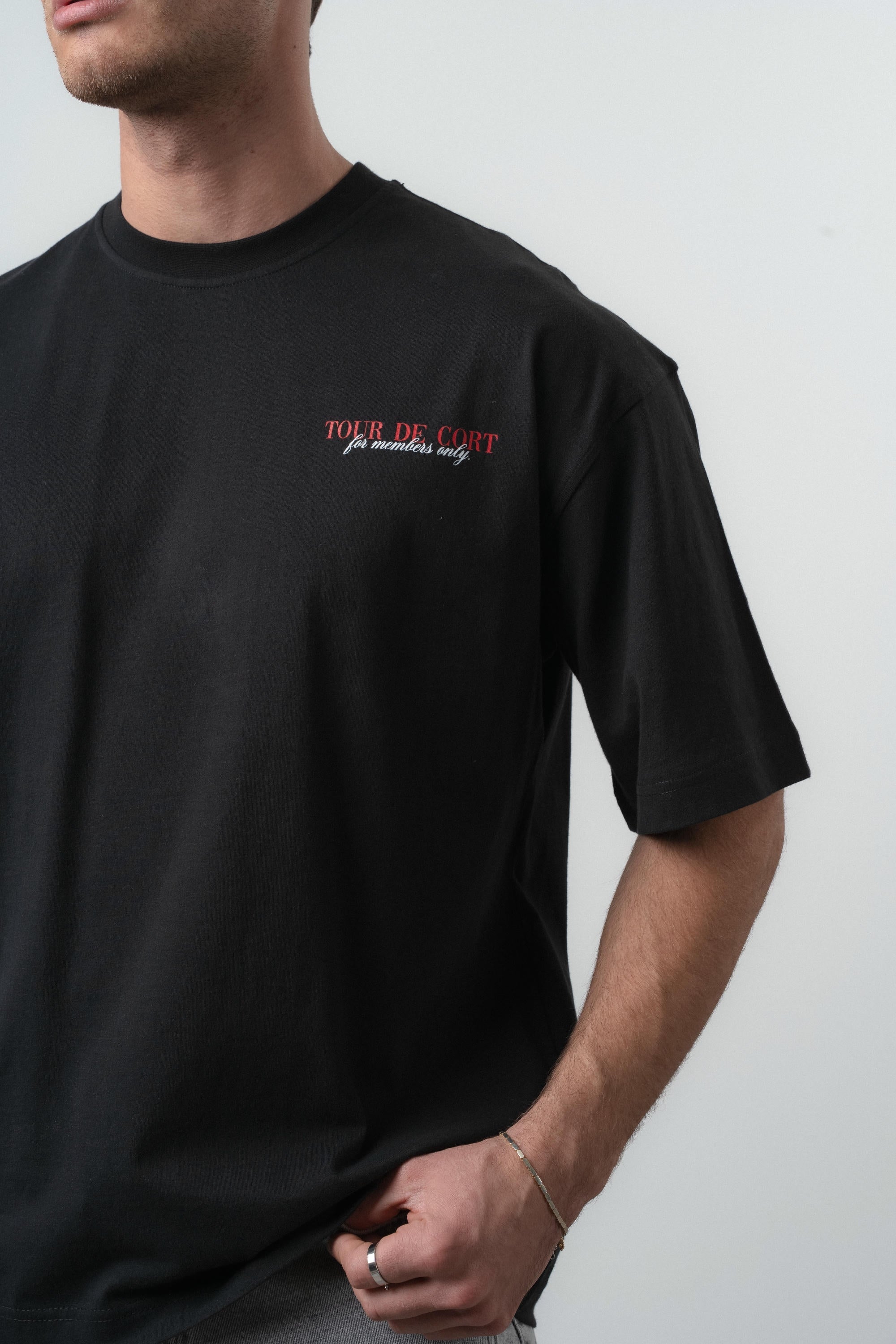 Tour Oversized T-Shirt Black
