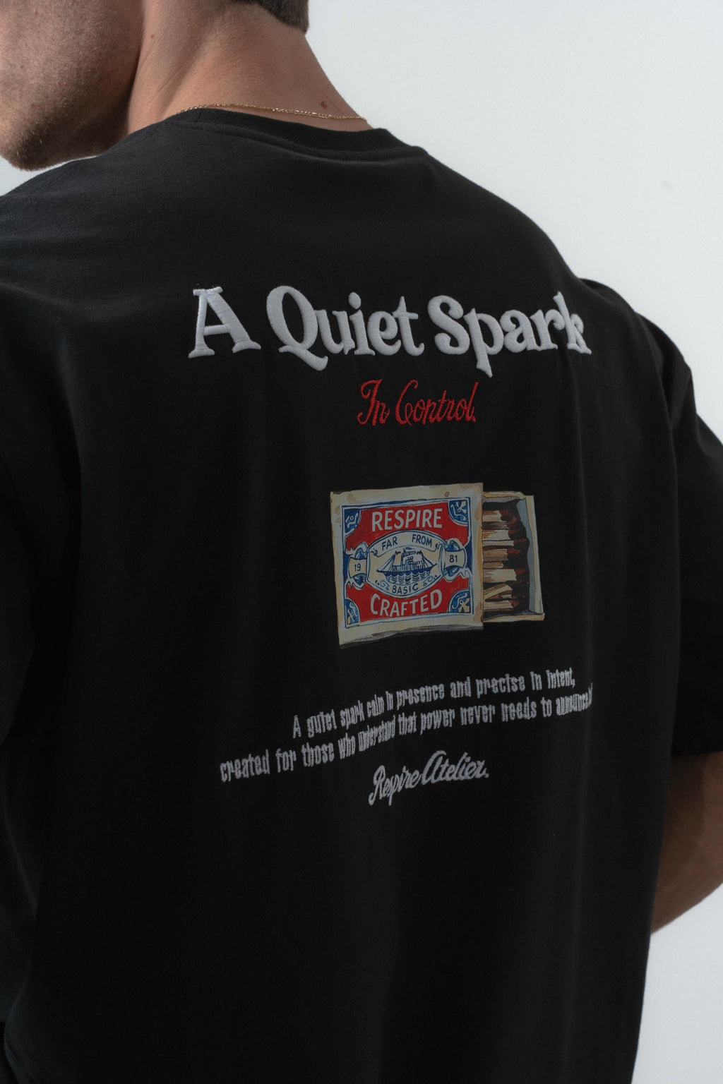 Spark Oversized T-Shirt Black
