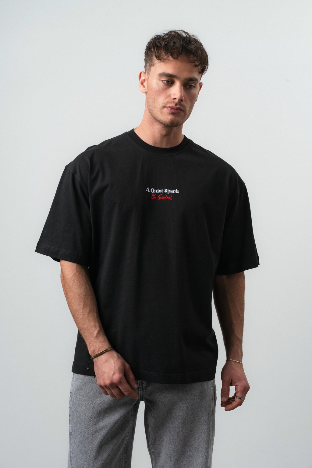 Spark Oversized T-Shirt Black