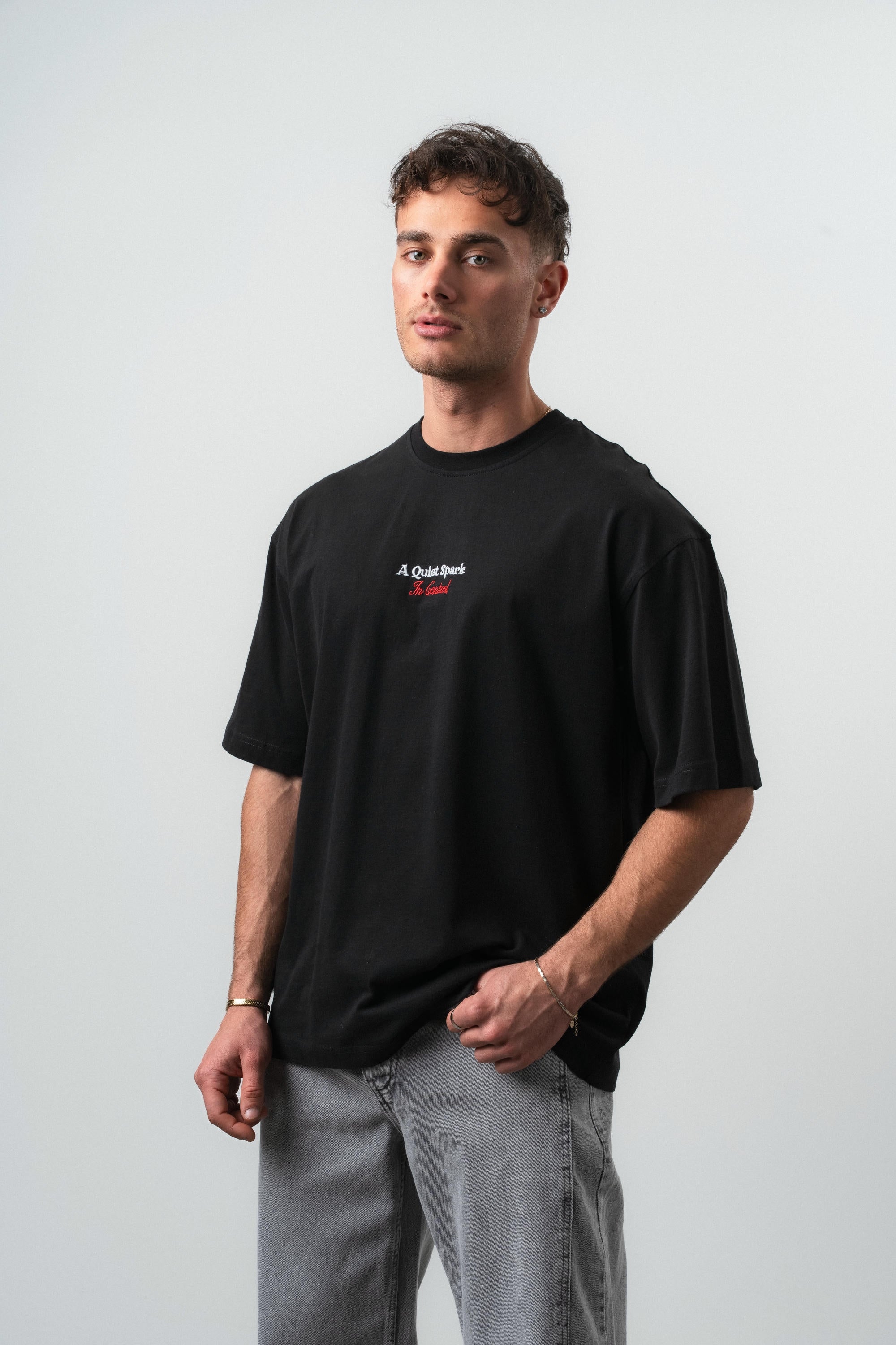Spark Oversized T-Shirt Black