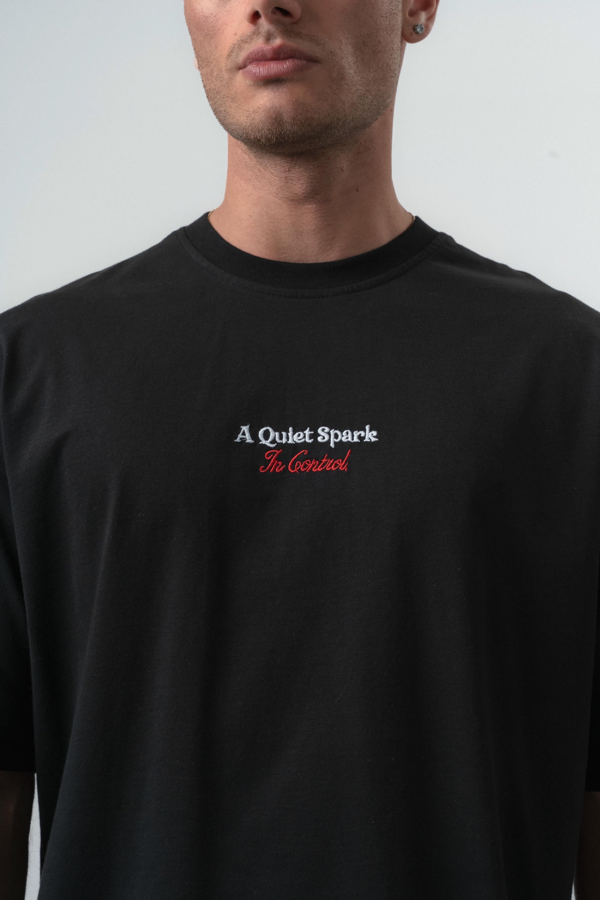 Spark Oversized T-Shirt Black