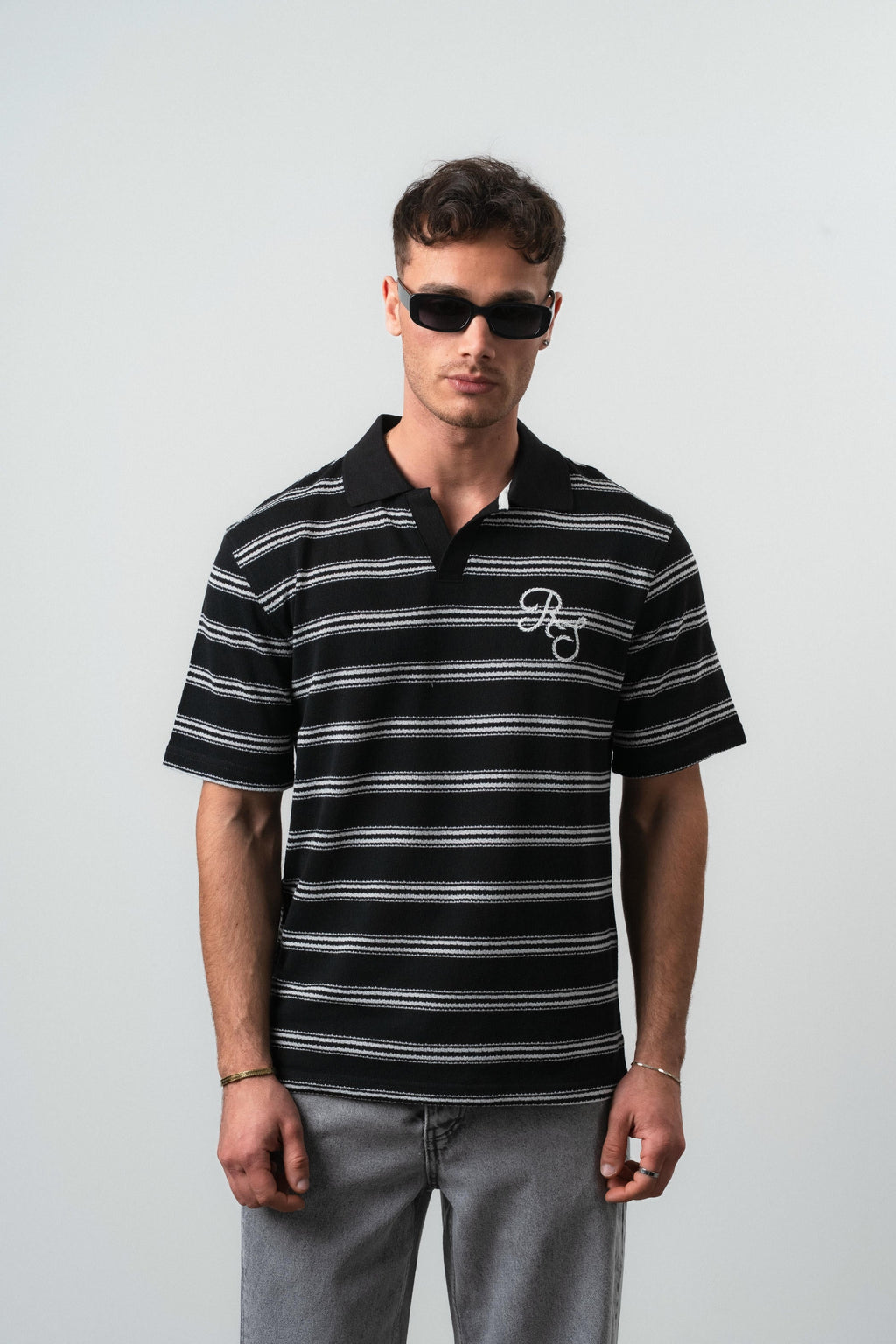 Krep Regular Fit Polo T-Shirt Black