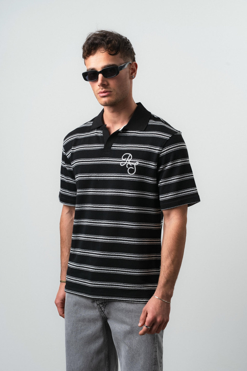 Krep Regular Fit Polo T-Shirt Black